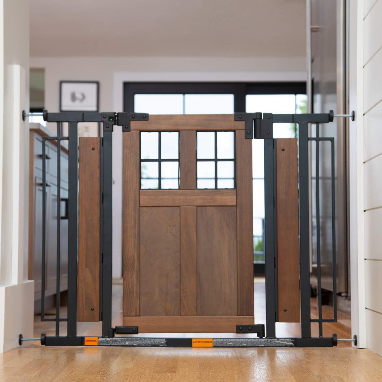 Walk Through Wooden Door Gate for Dogs