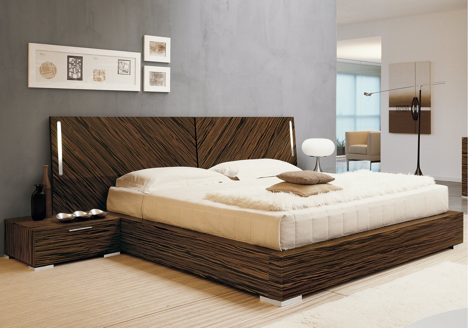 Waterfall furniture that warms an entire room up