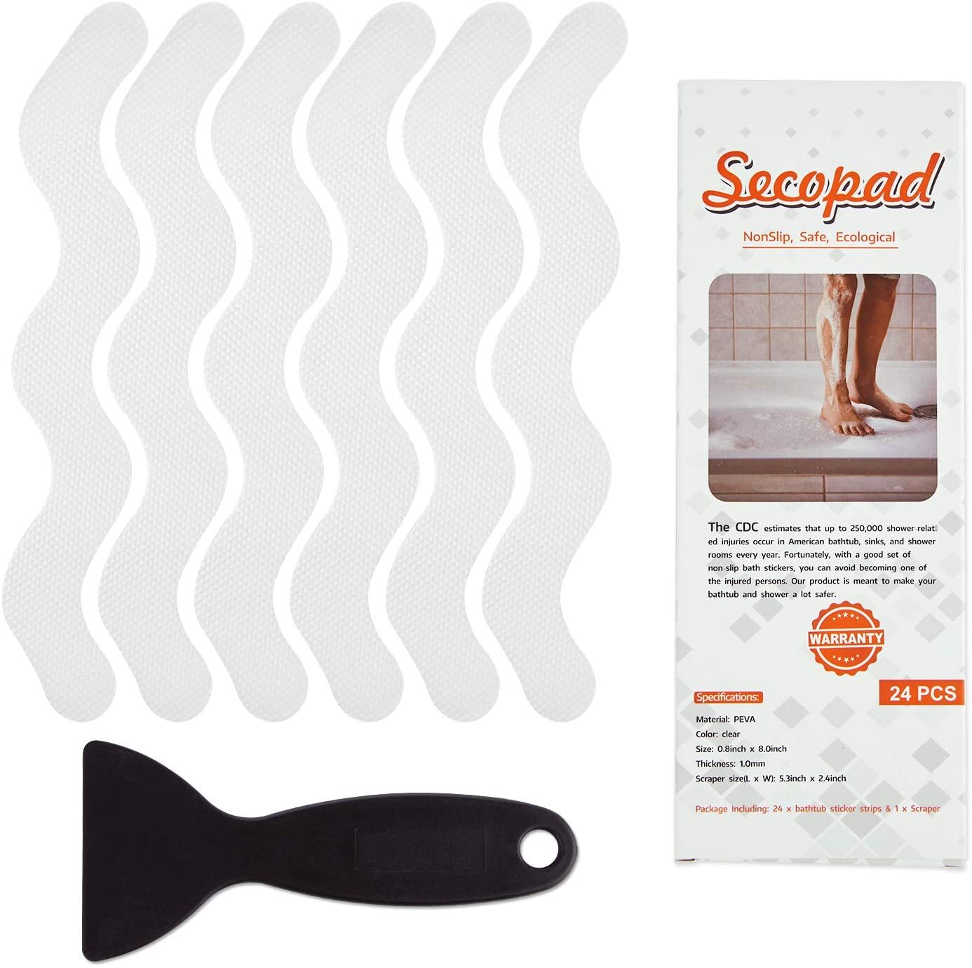 Wave Anti Slip Shower Appliques/Stickers