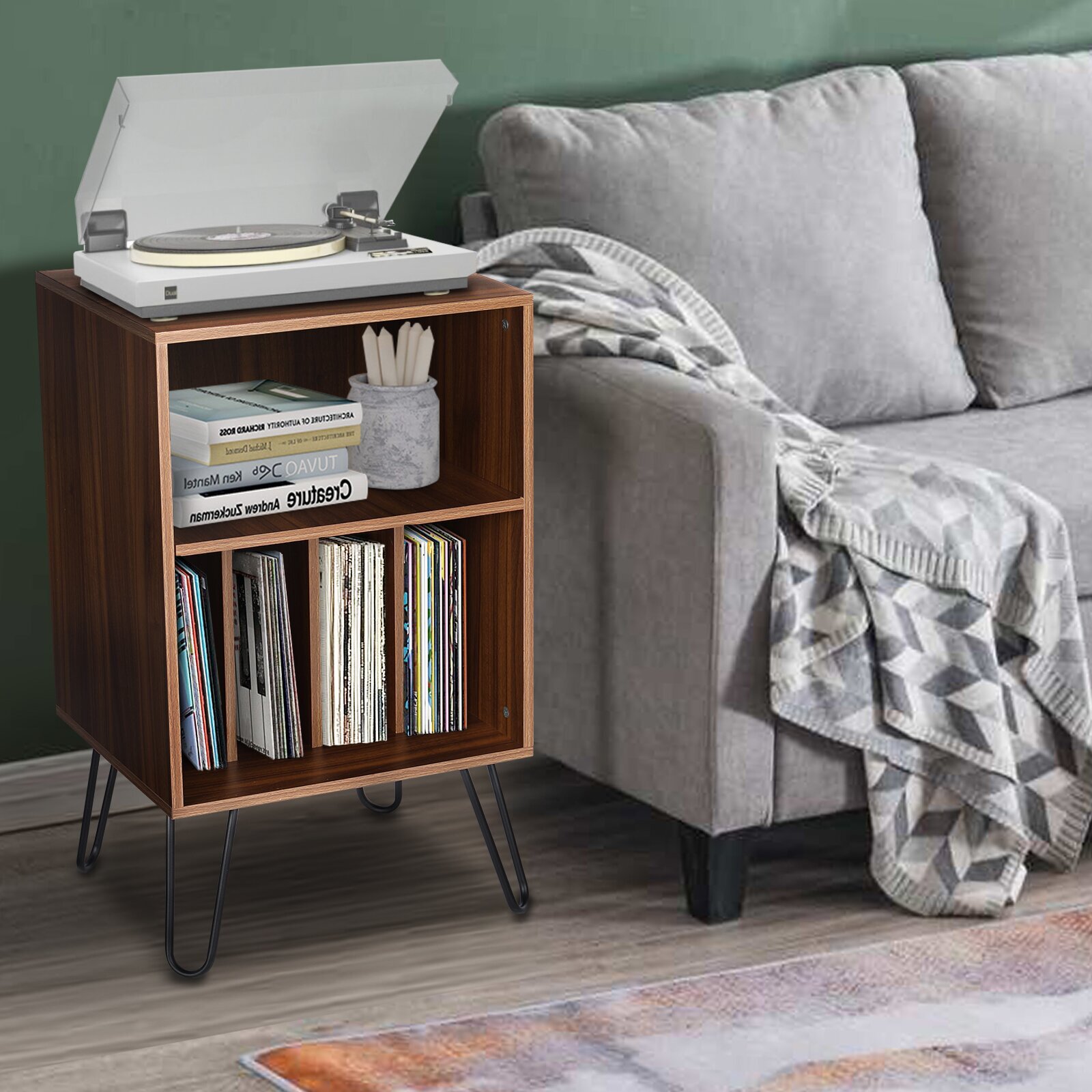 Wood Audio Cabinet