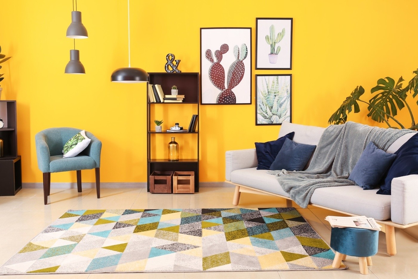 Yellow Living Room