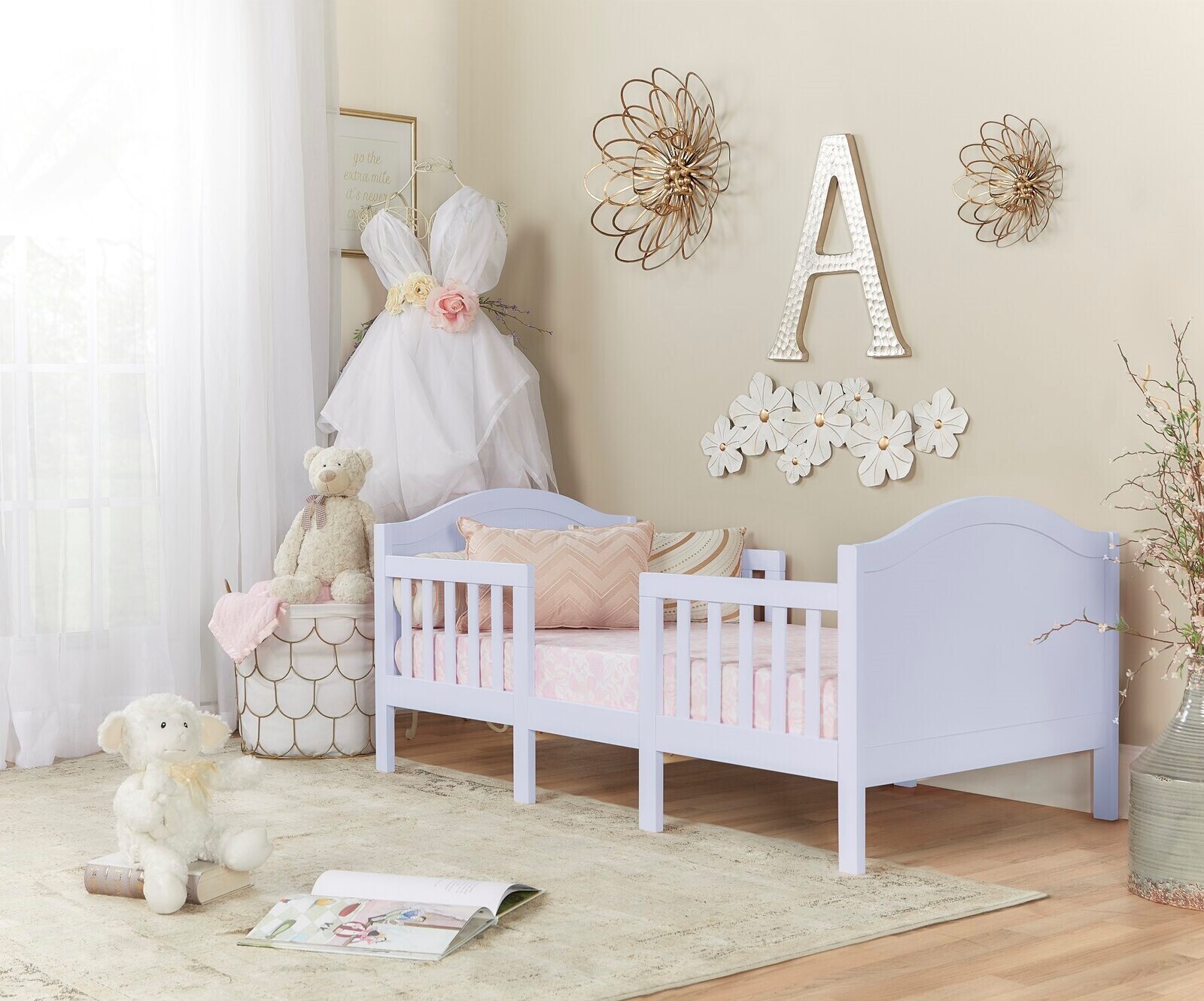 3 in 1 Modern Chic Convertible Toddler Bed