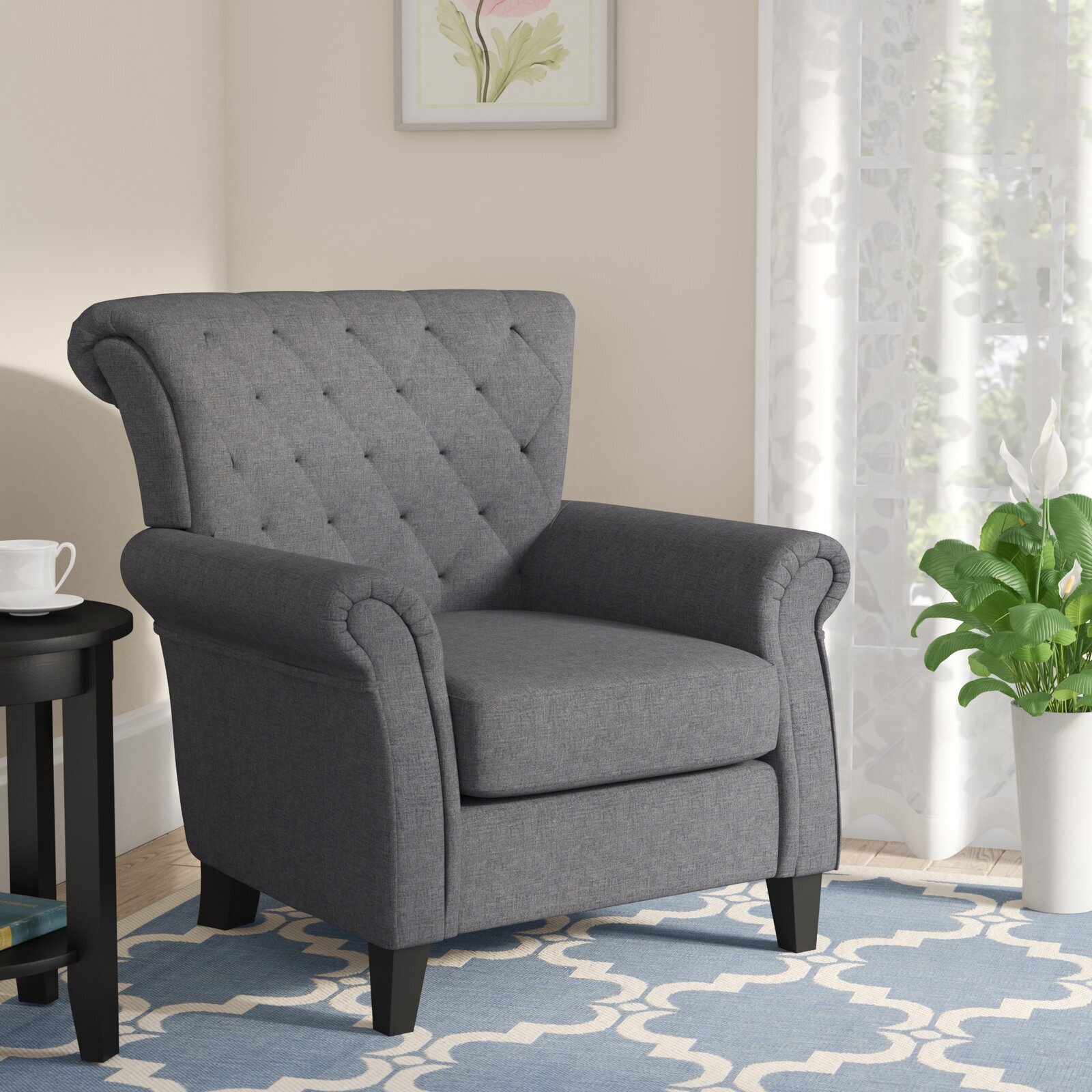 36” Wide Tufted Armchair