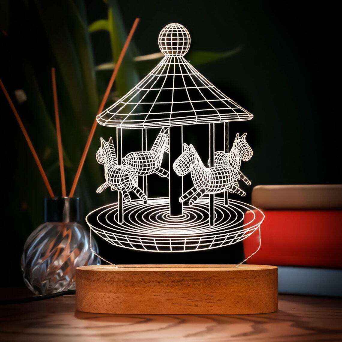 3D Carousel Light