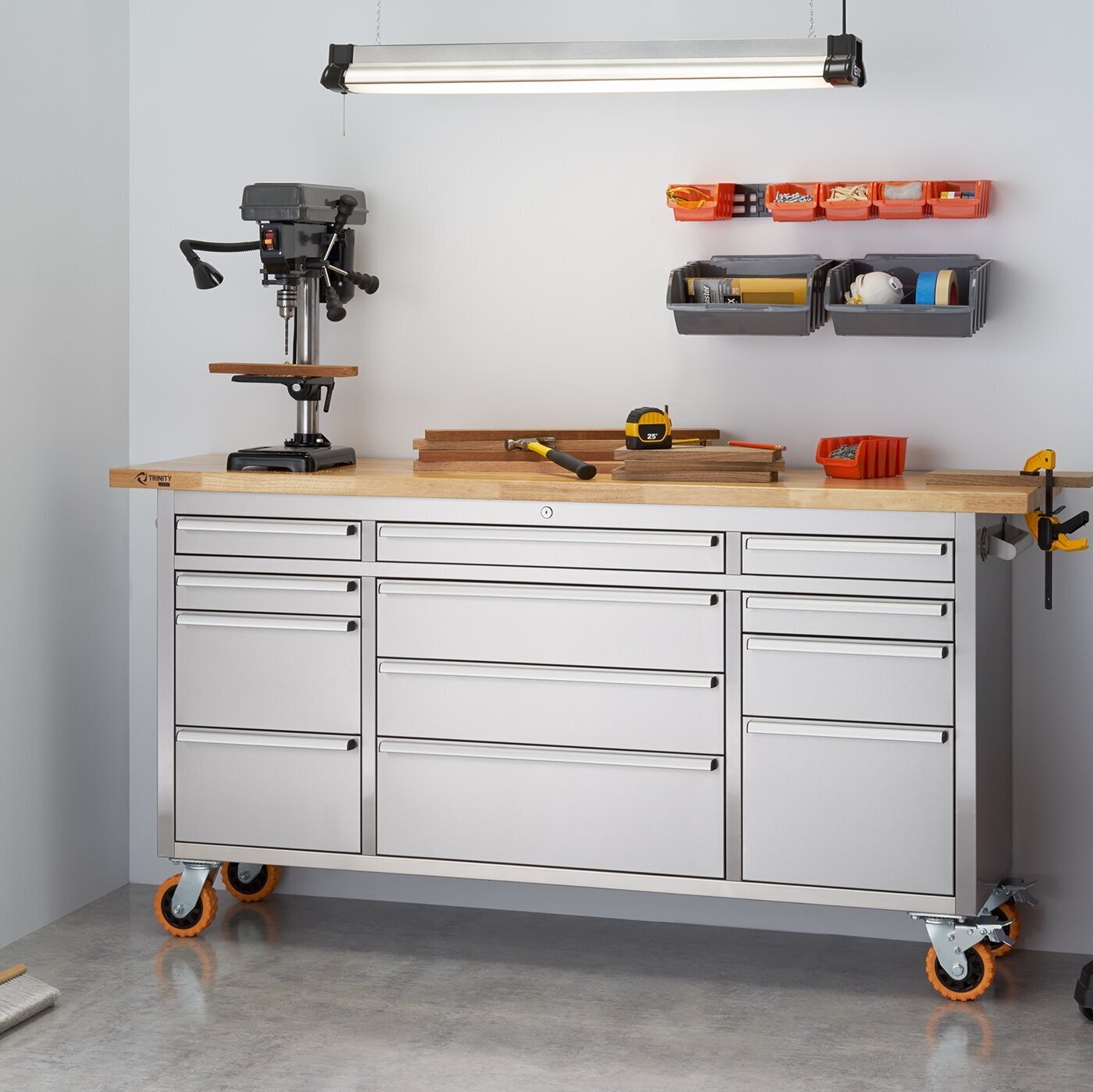 72” Butcher Block Top Workbench
