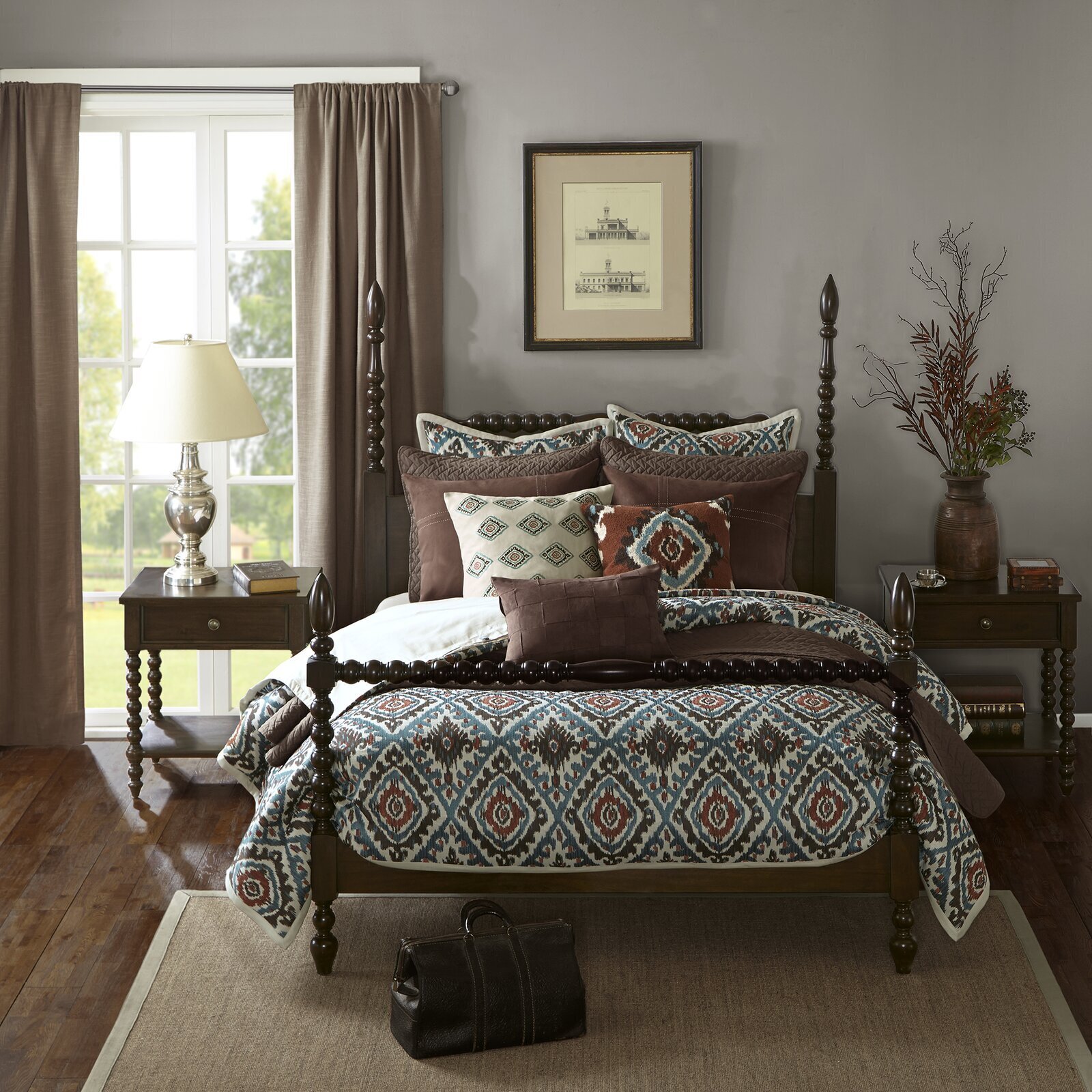 Antique Colonial 4 poster Bed
