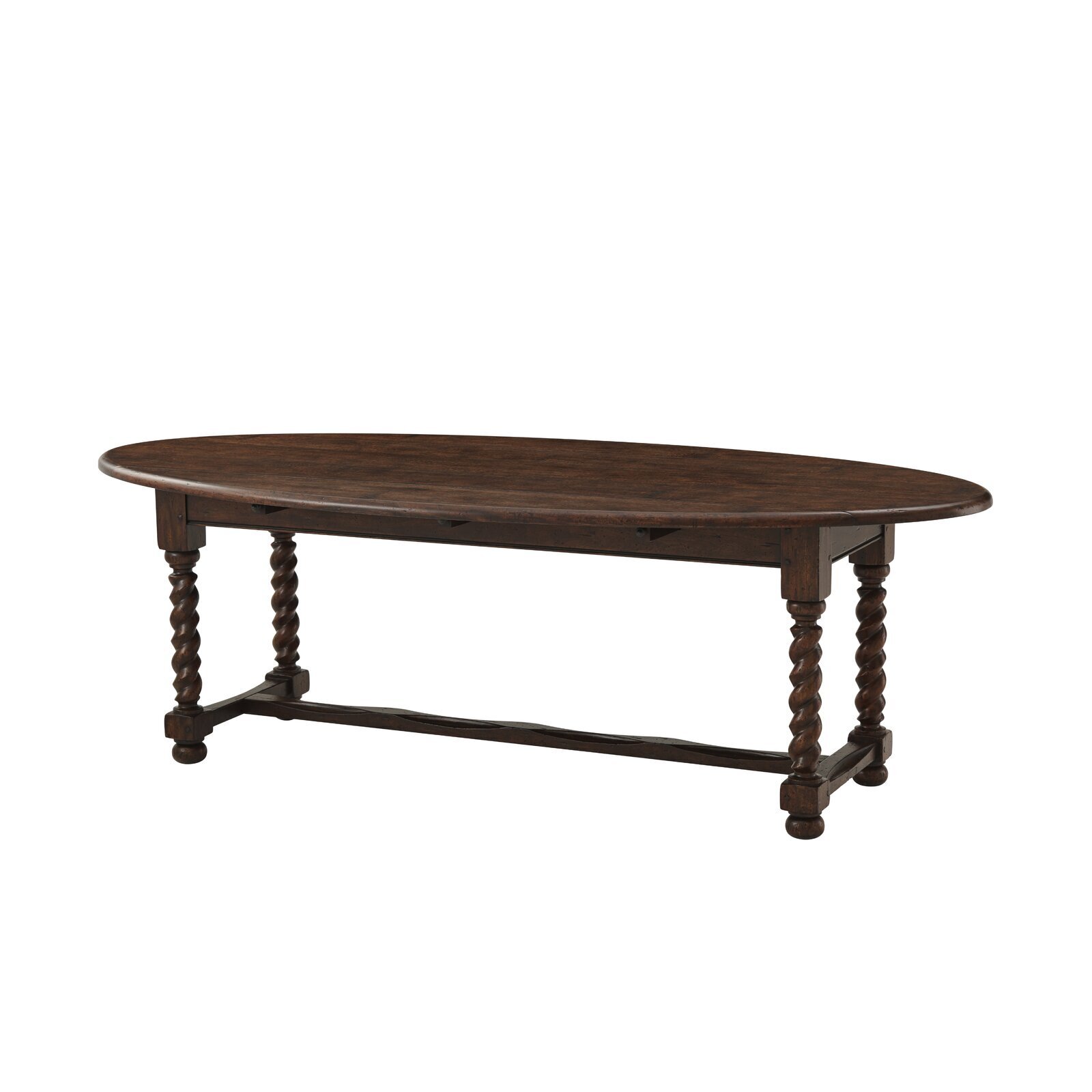 Antique oval folding table