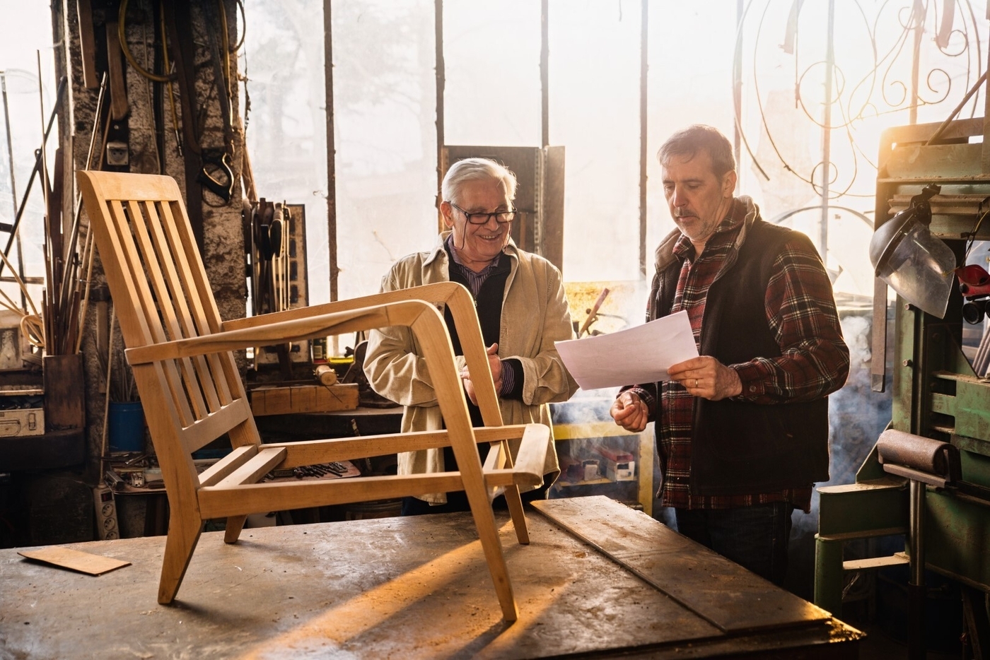 Armchair frame