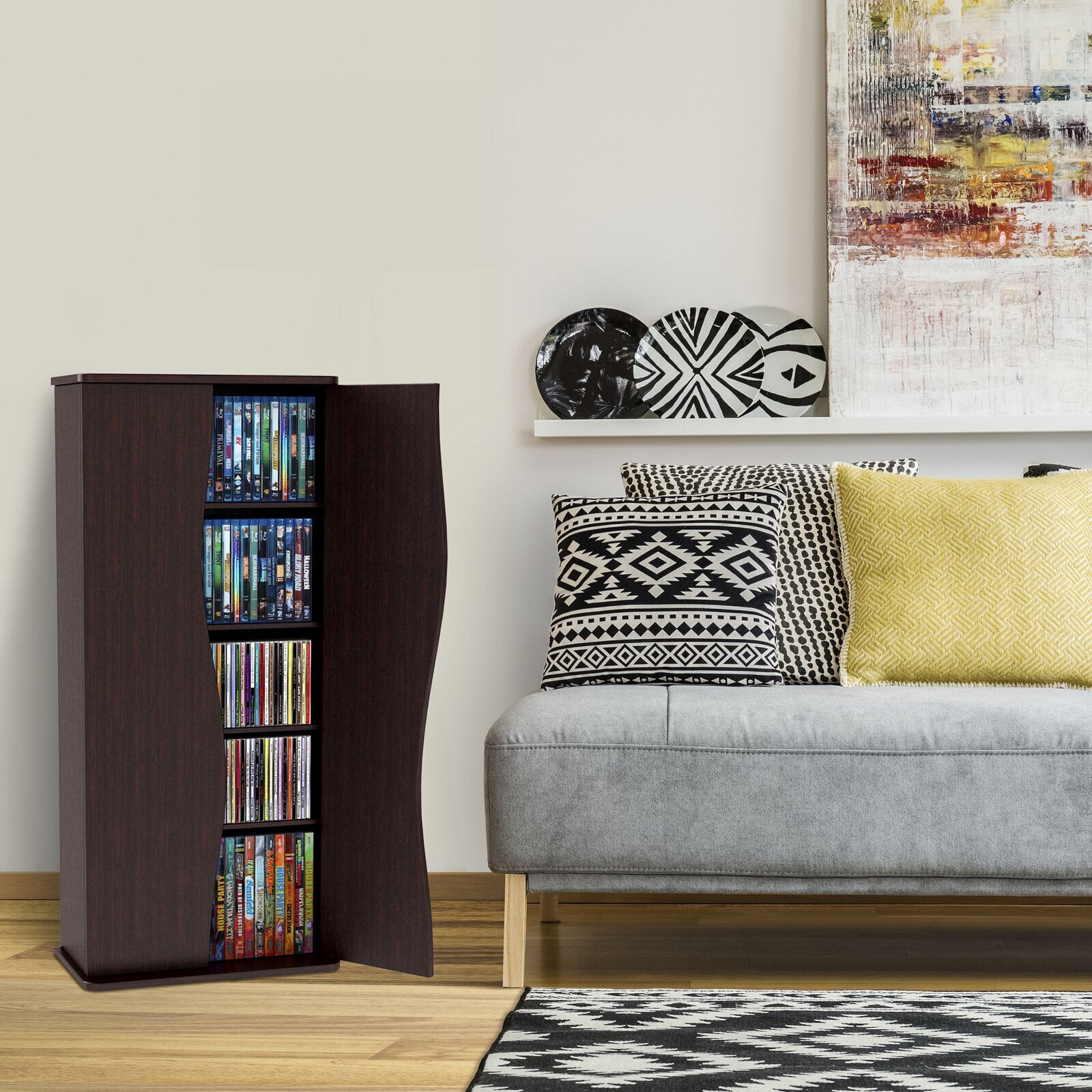 Asymmetrical Hidden CD Storage Ideas