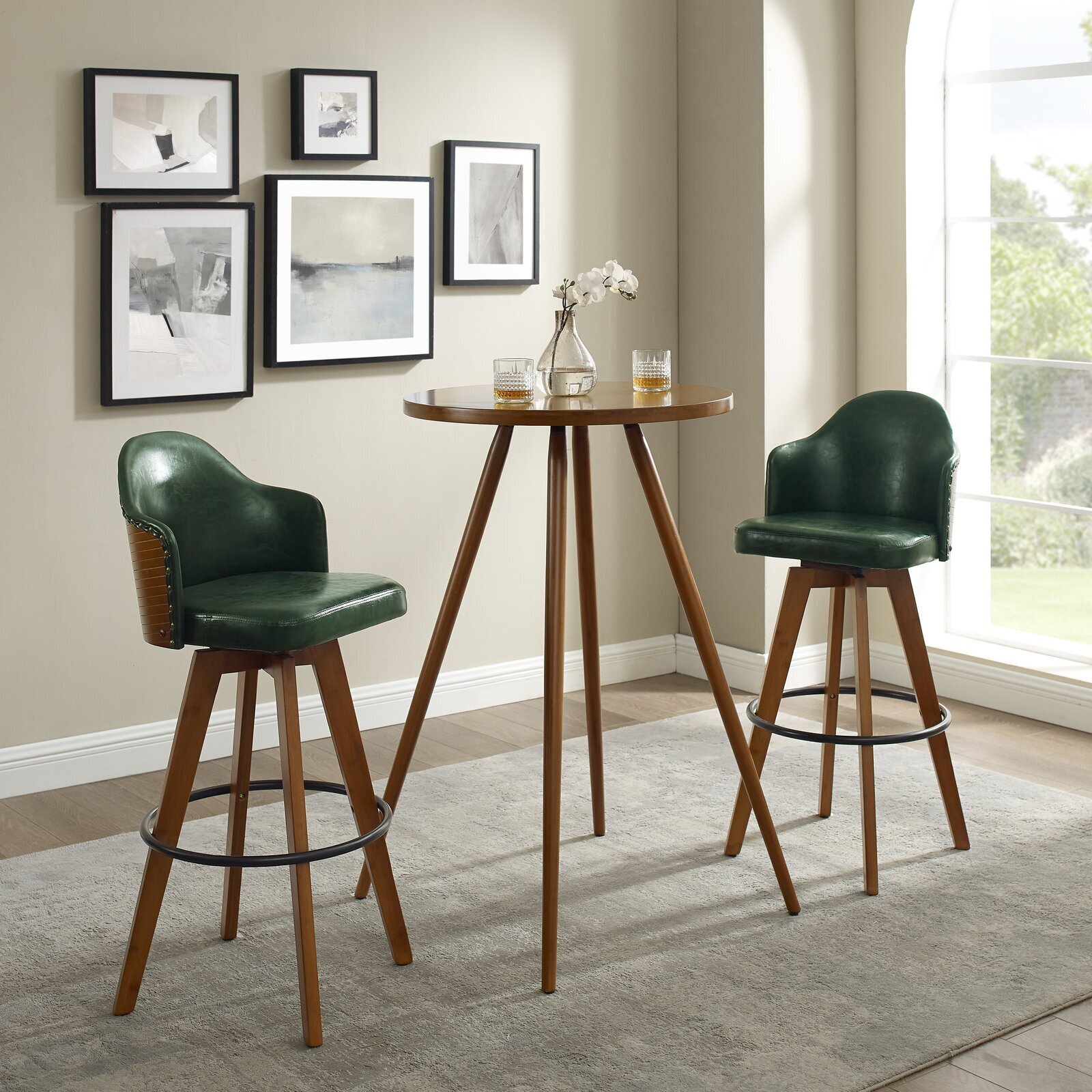 Bamboo Luxury Pub Table and Chairs