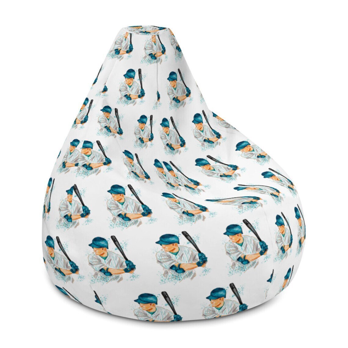 Baseball Bean Bag Featuring Baseball Players
