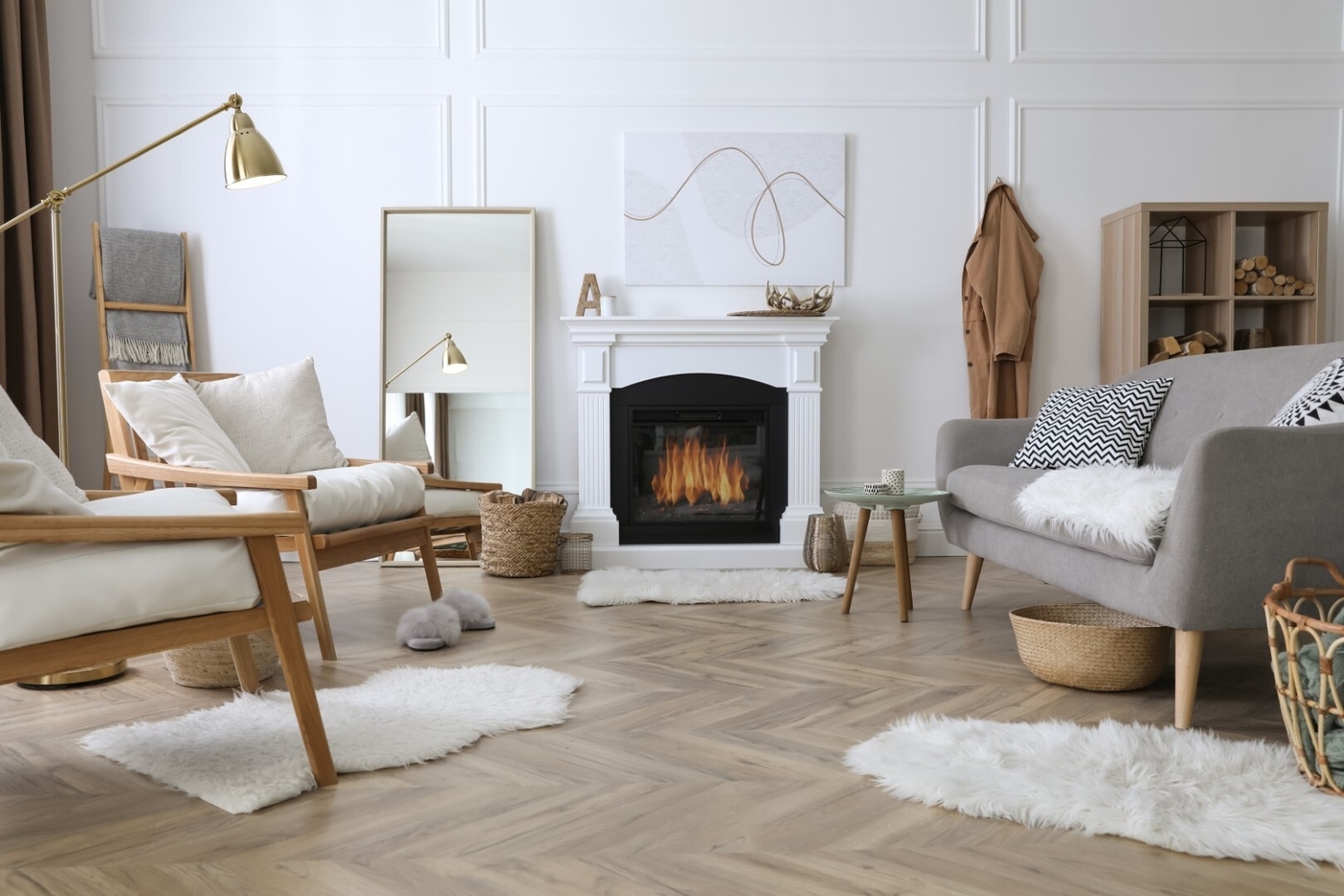 Beautiful living room interior
