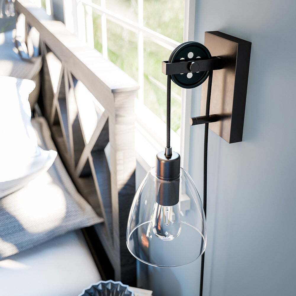Bedside Lighting with Pully System