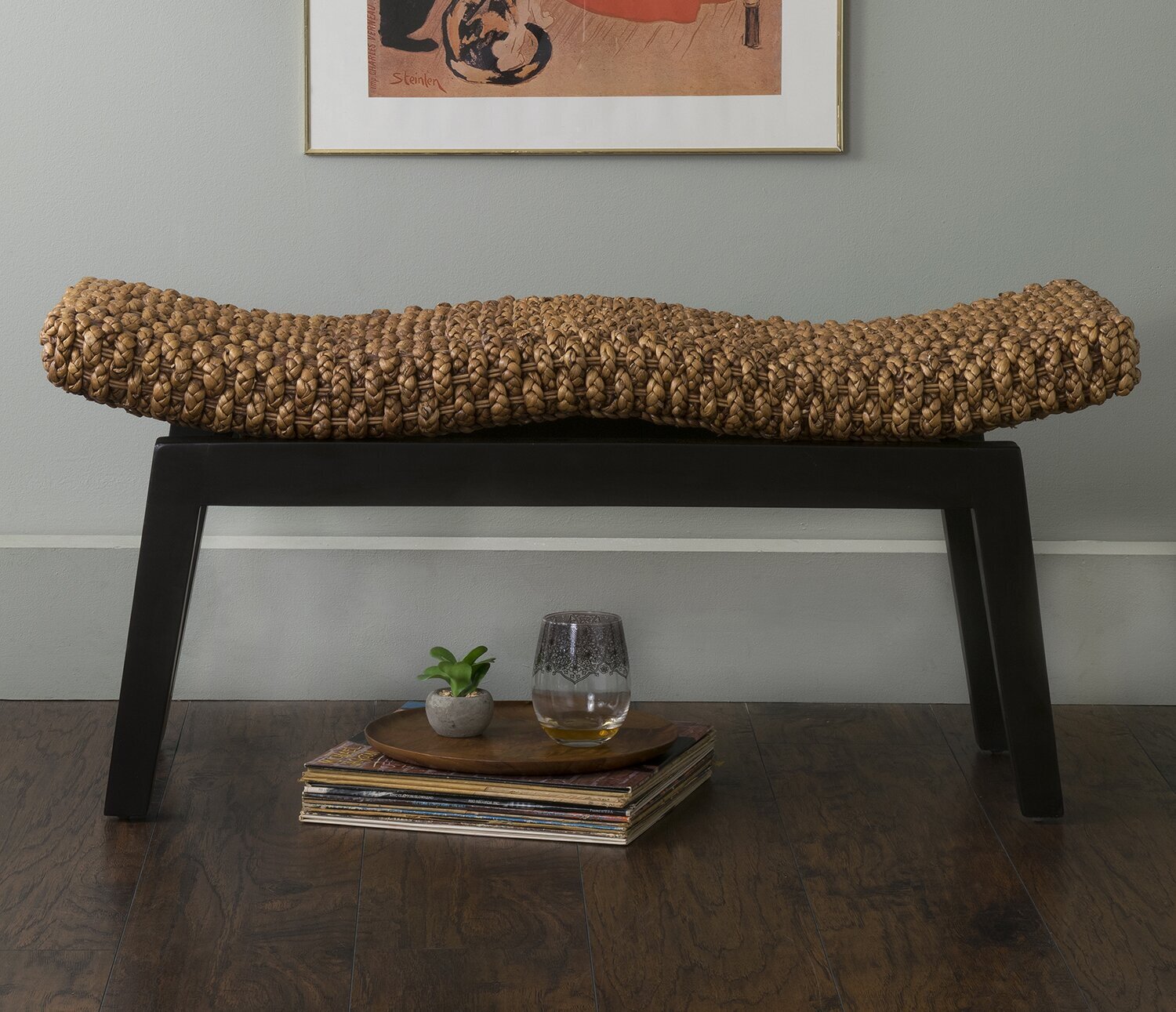 Bench with Organic Silhouette