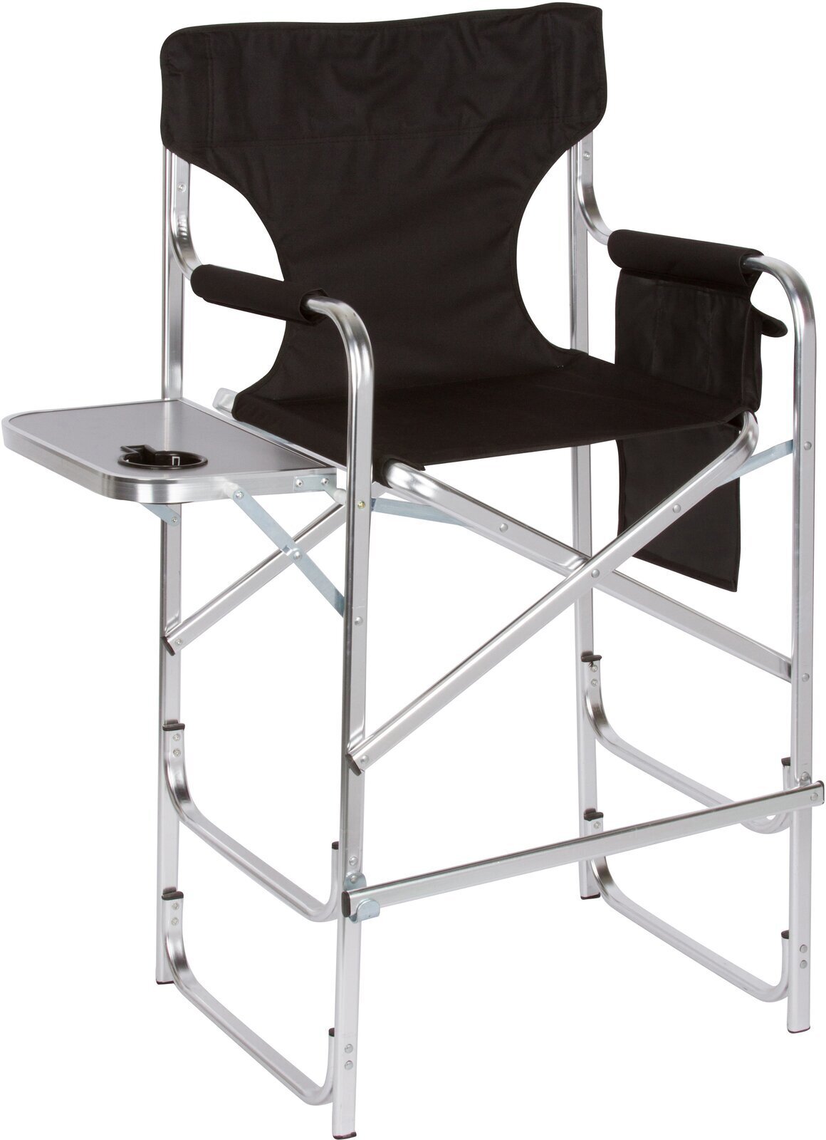 Black Tall Aluminum Directors Chair