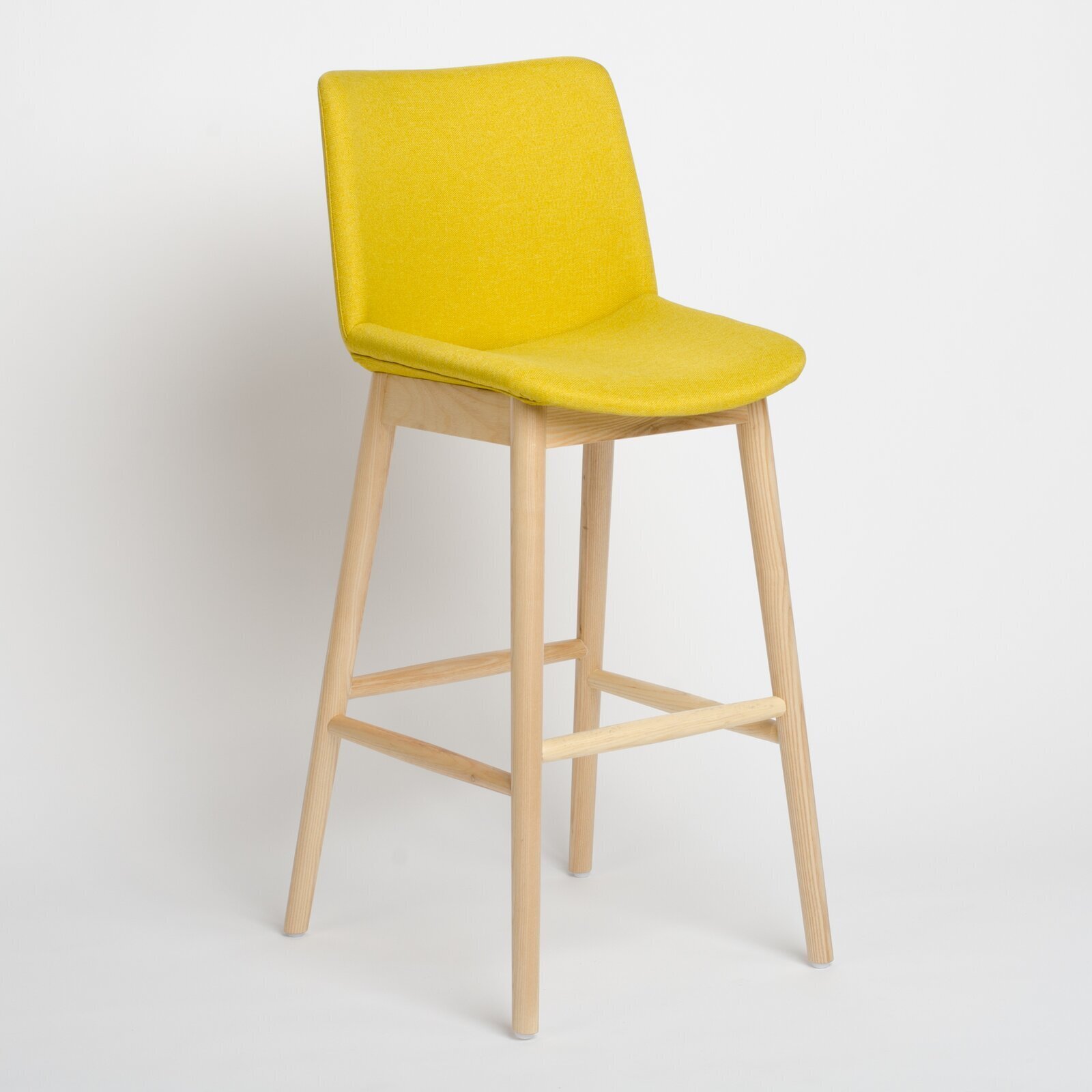 Bucket Style Maple Bar Stool