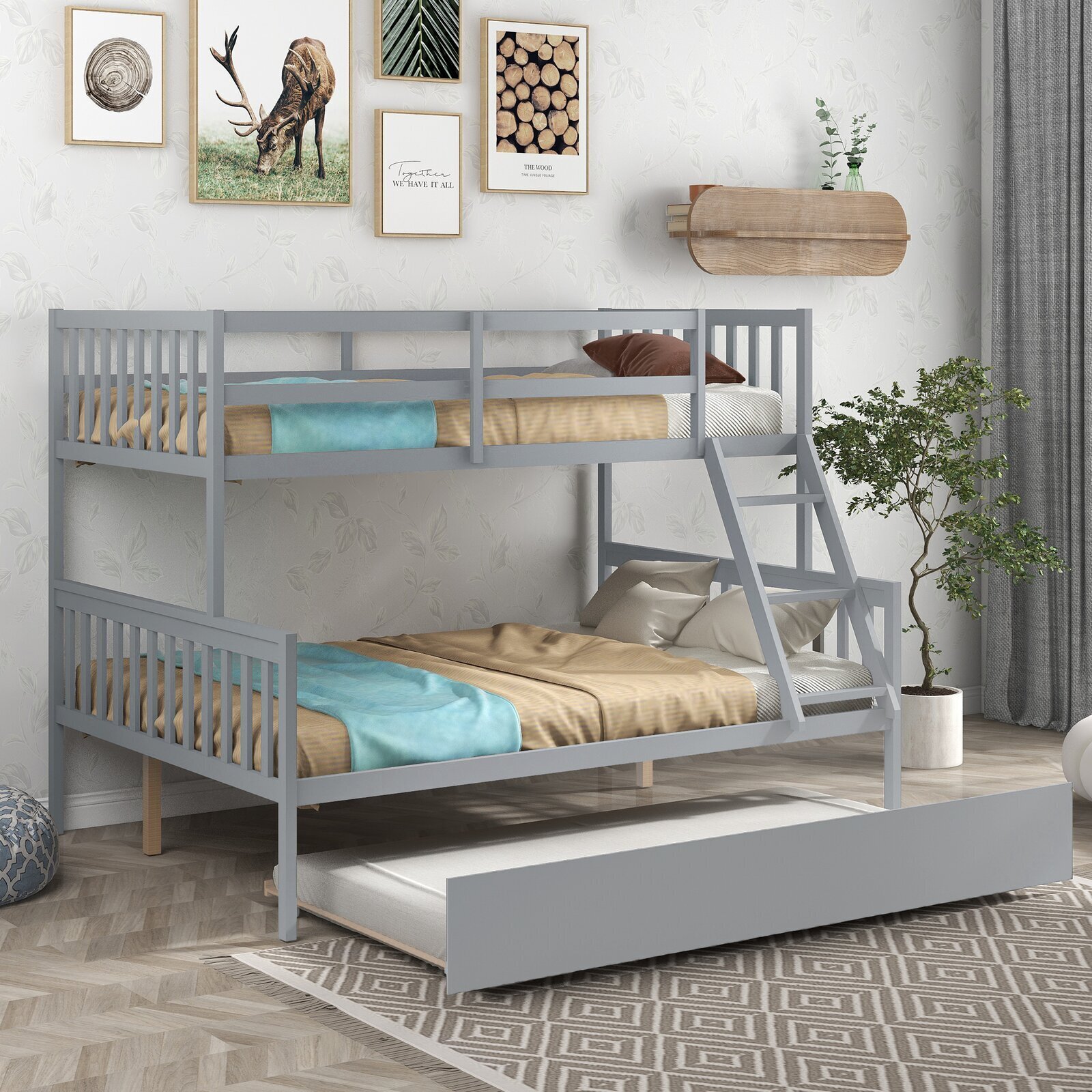 Bunk Bed with Trundle