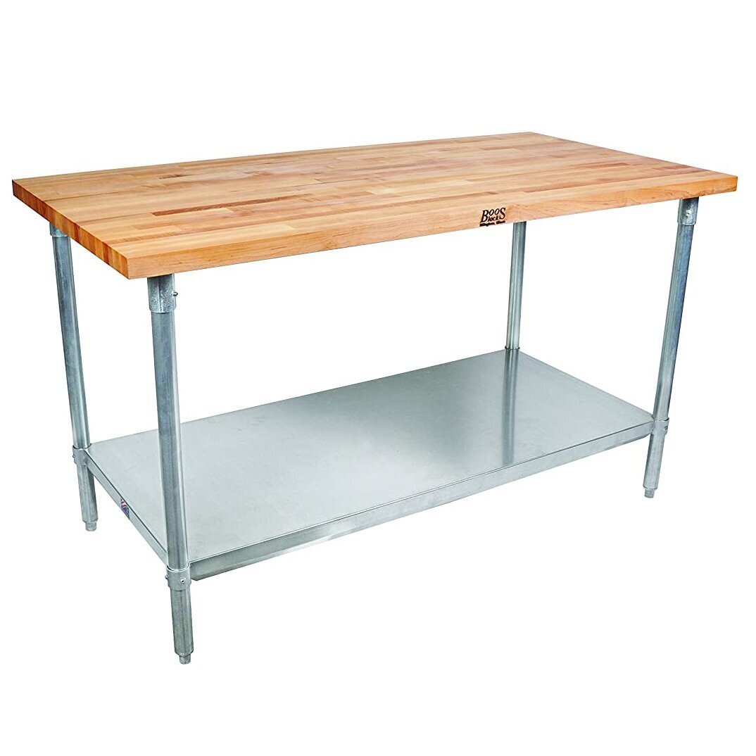 Butcher Block Top Workbench