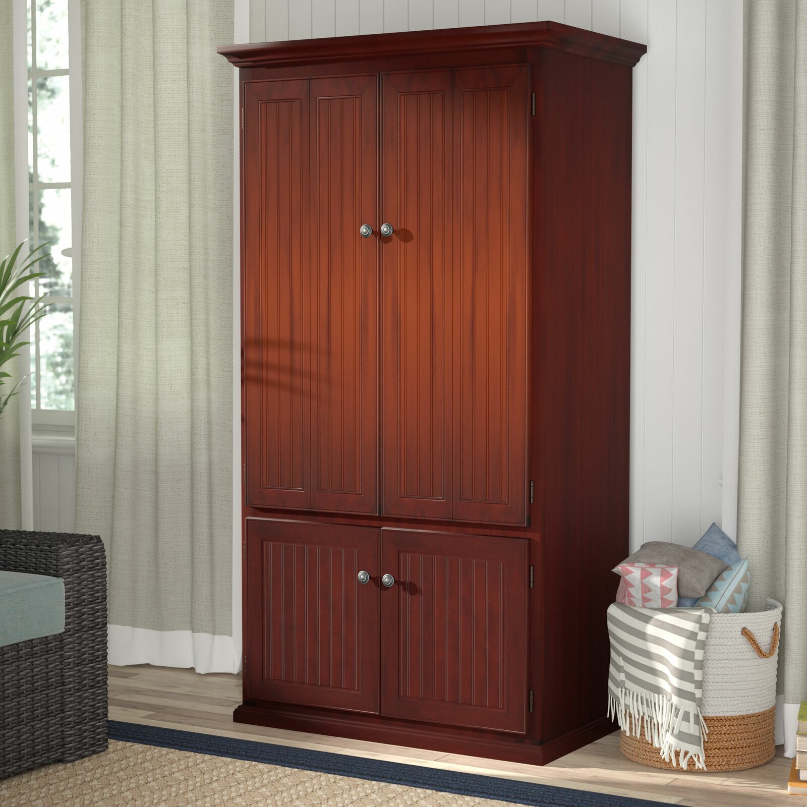 Cabinet with a Desk