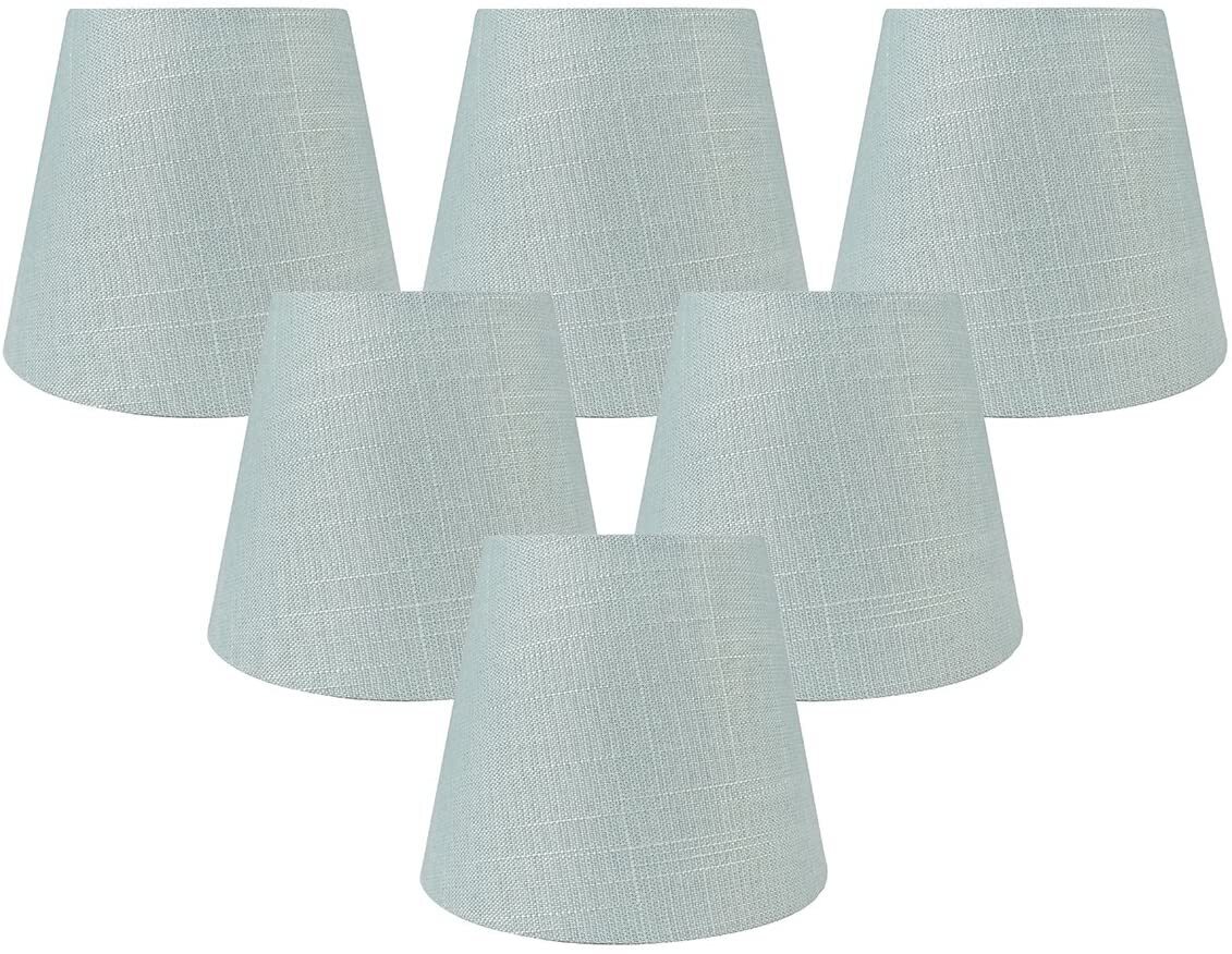 Capri Coloured Fabric Chandelier Shades  