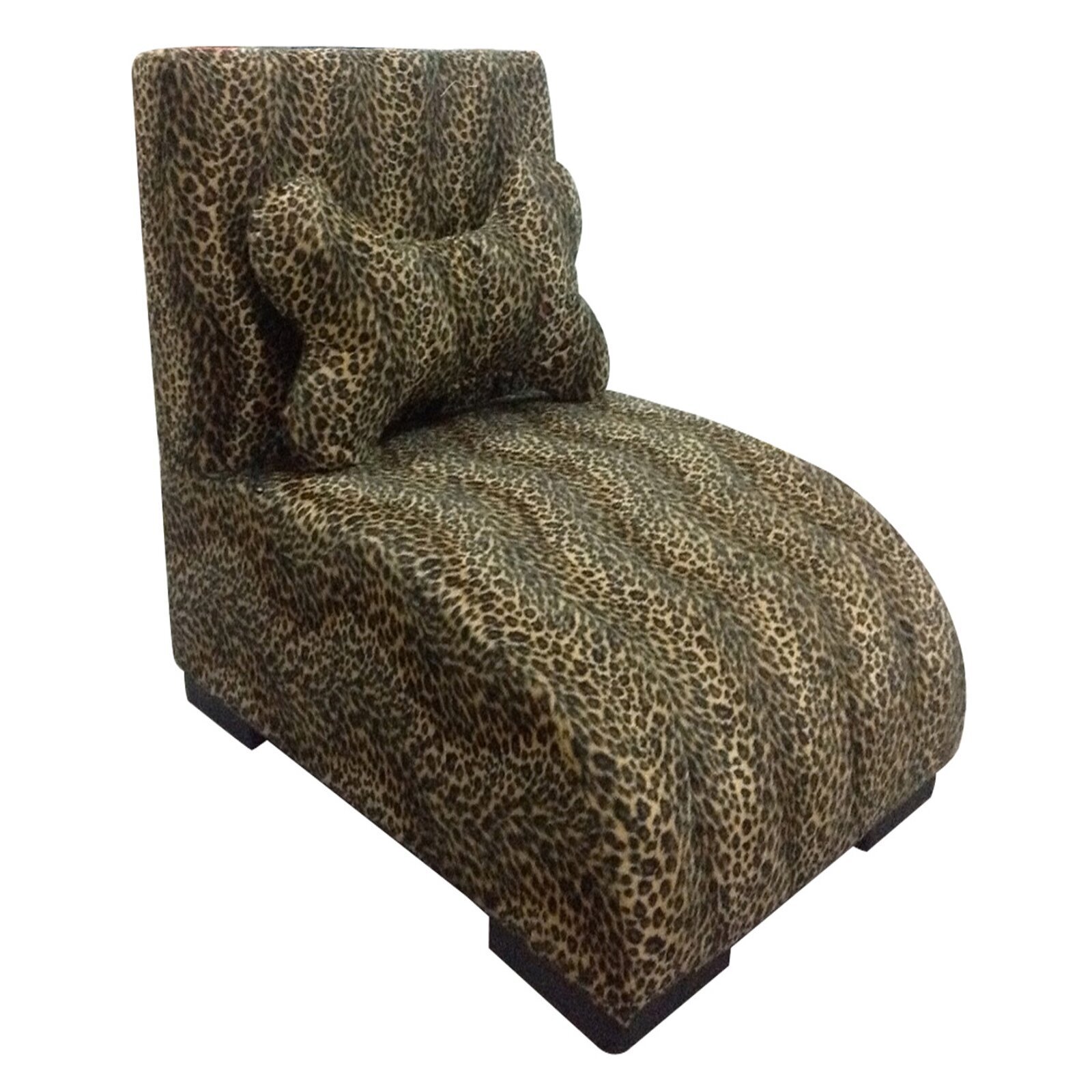 Chaise Lounge Leopard Pet Bed 
