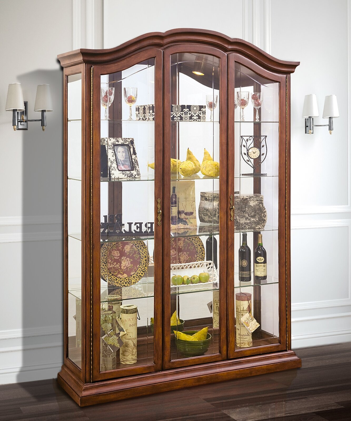 Charming Cherry Curio Cabinet