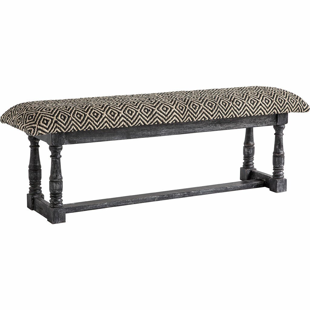 Charming modern king size bed bench