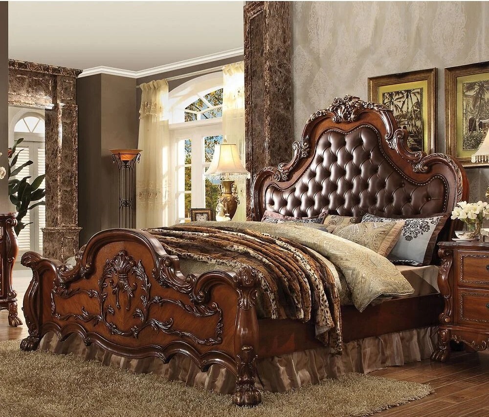 Cherry Oak Queen Size Four Poster Bed