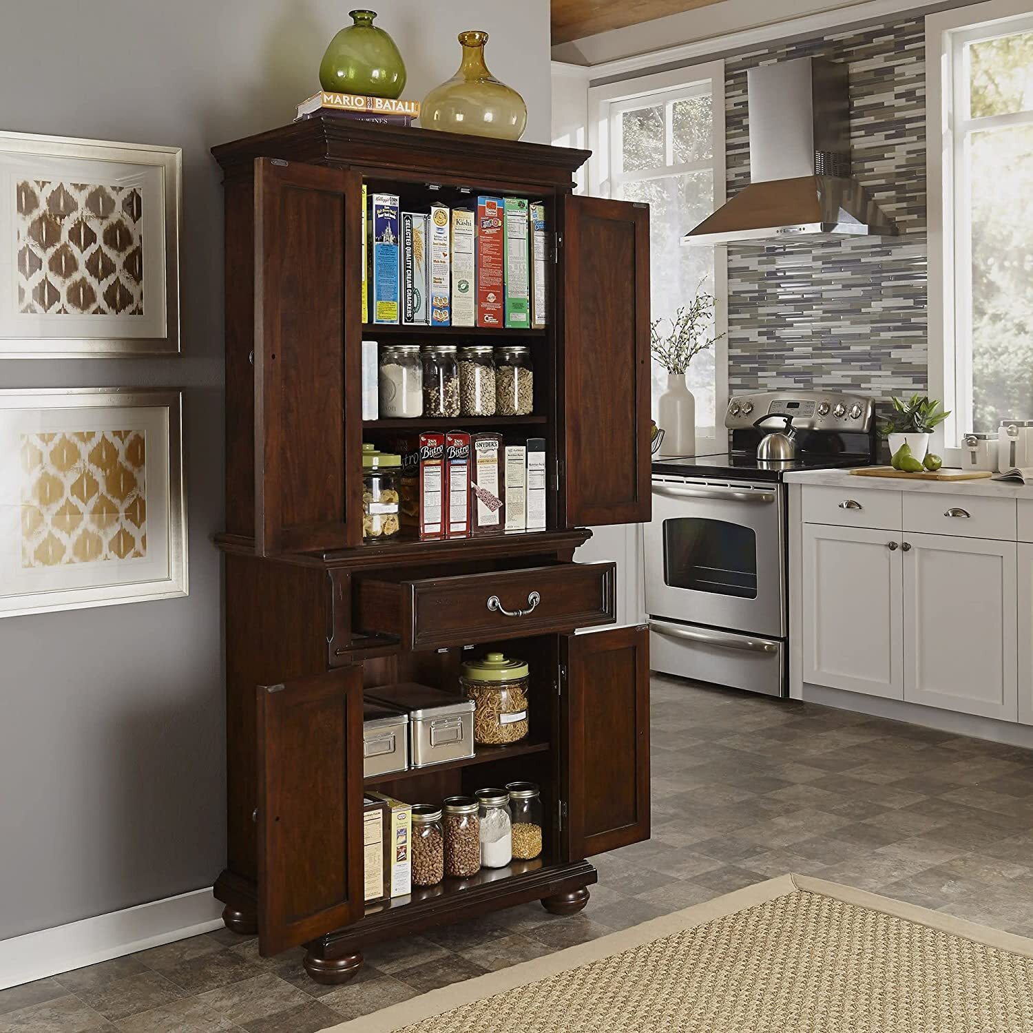 Cherry Wood Kitchen Cabinets 