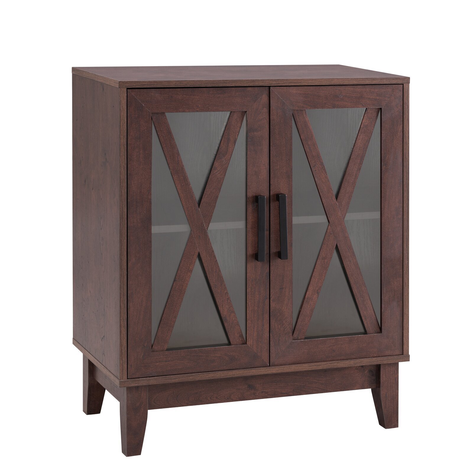 Chic X Patterened Small Bookcase