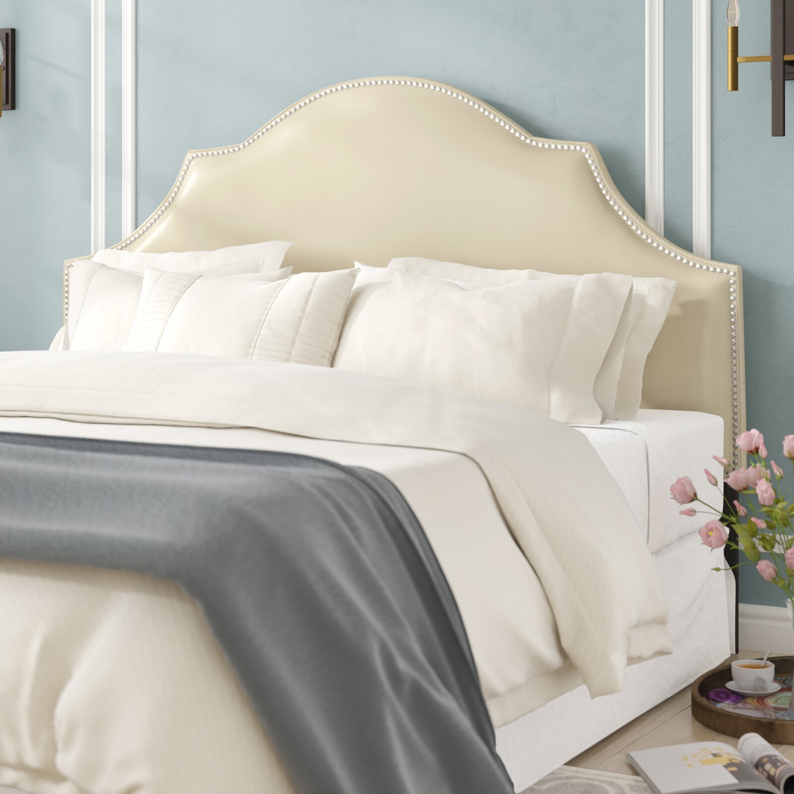 Classic King Leather Headboard