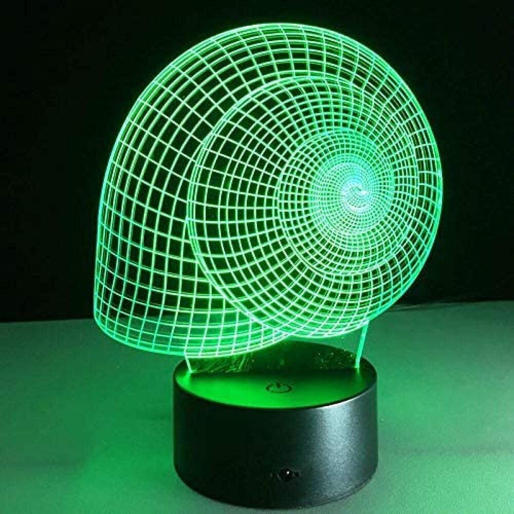 Colorful 3D Snail Light
