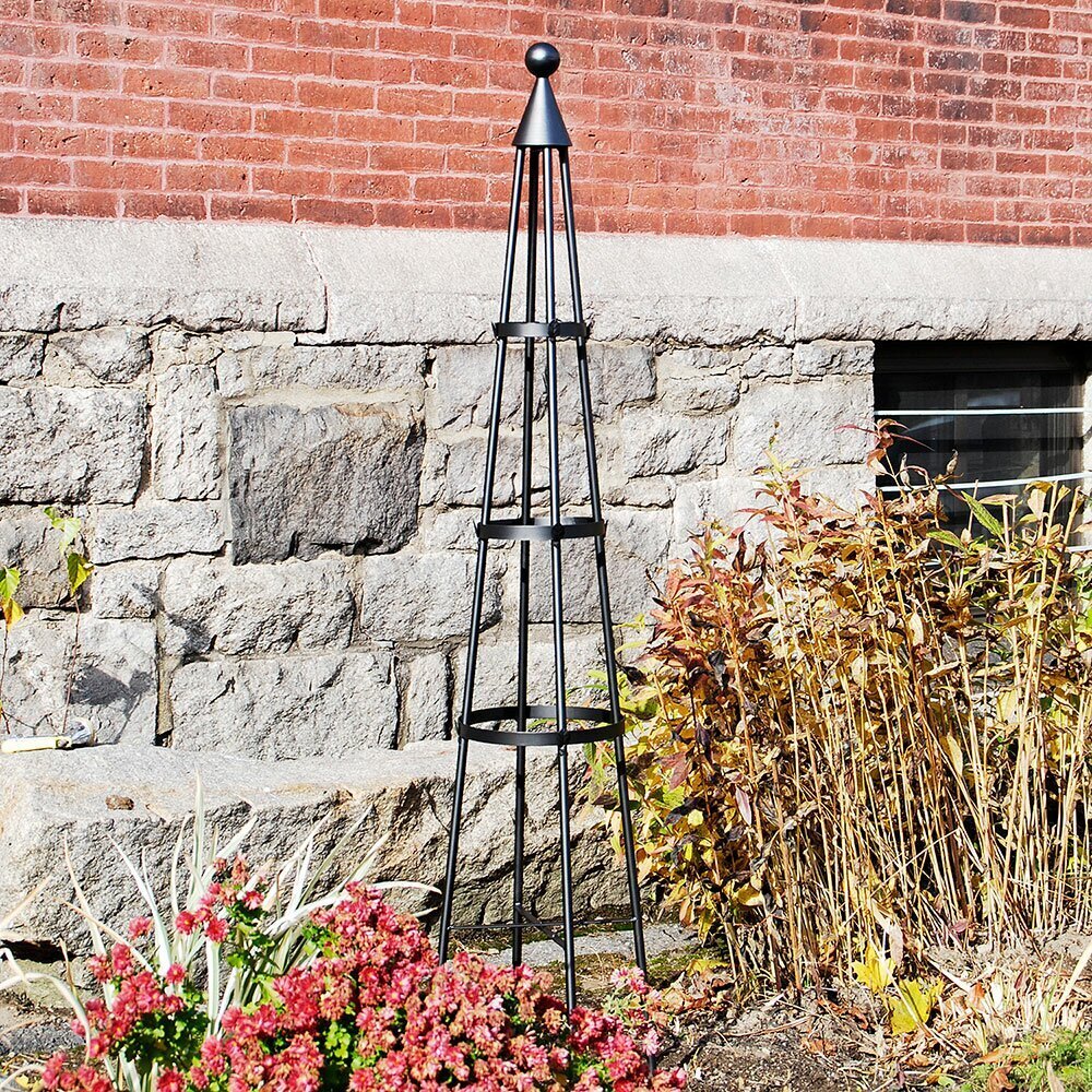 Conical Metal Obelisk Trellis