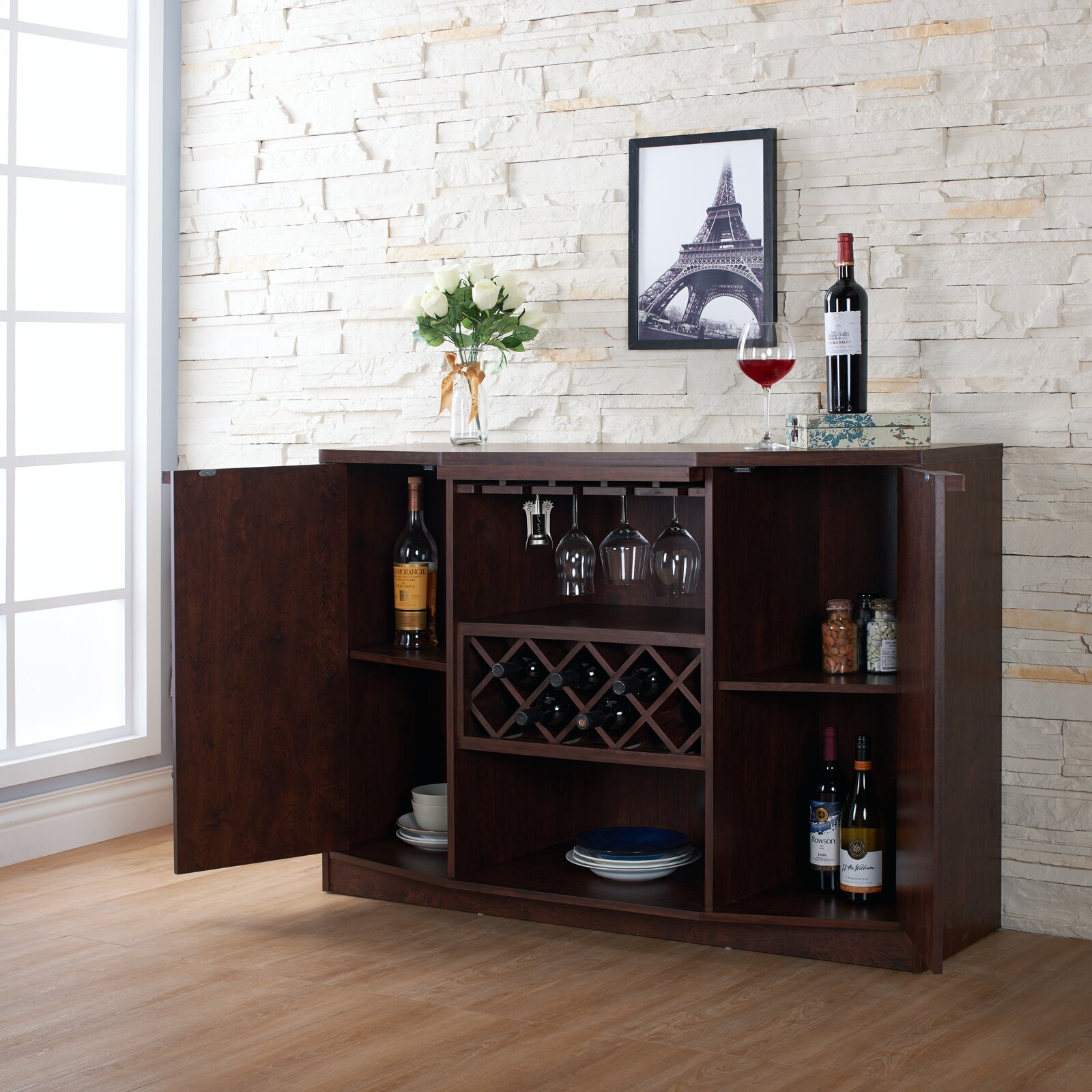 Contemporary Bar Wine Cabinet