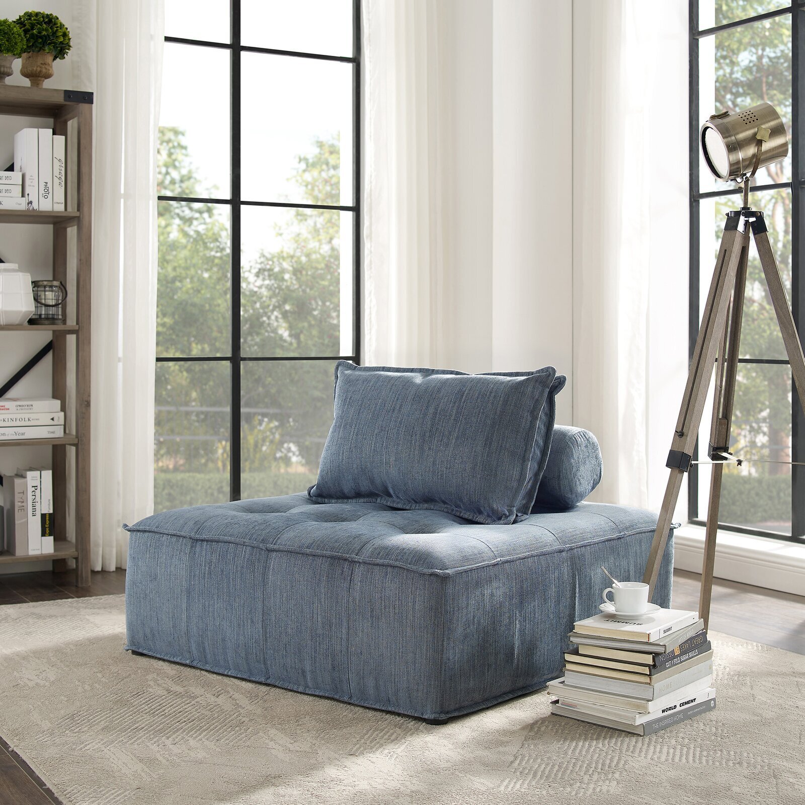 Convertible Blue Jean Sofa