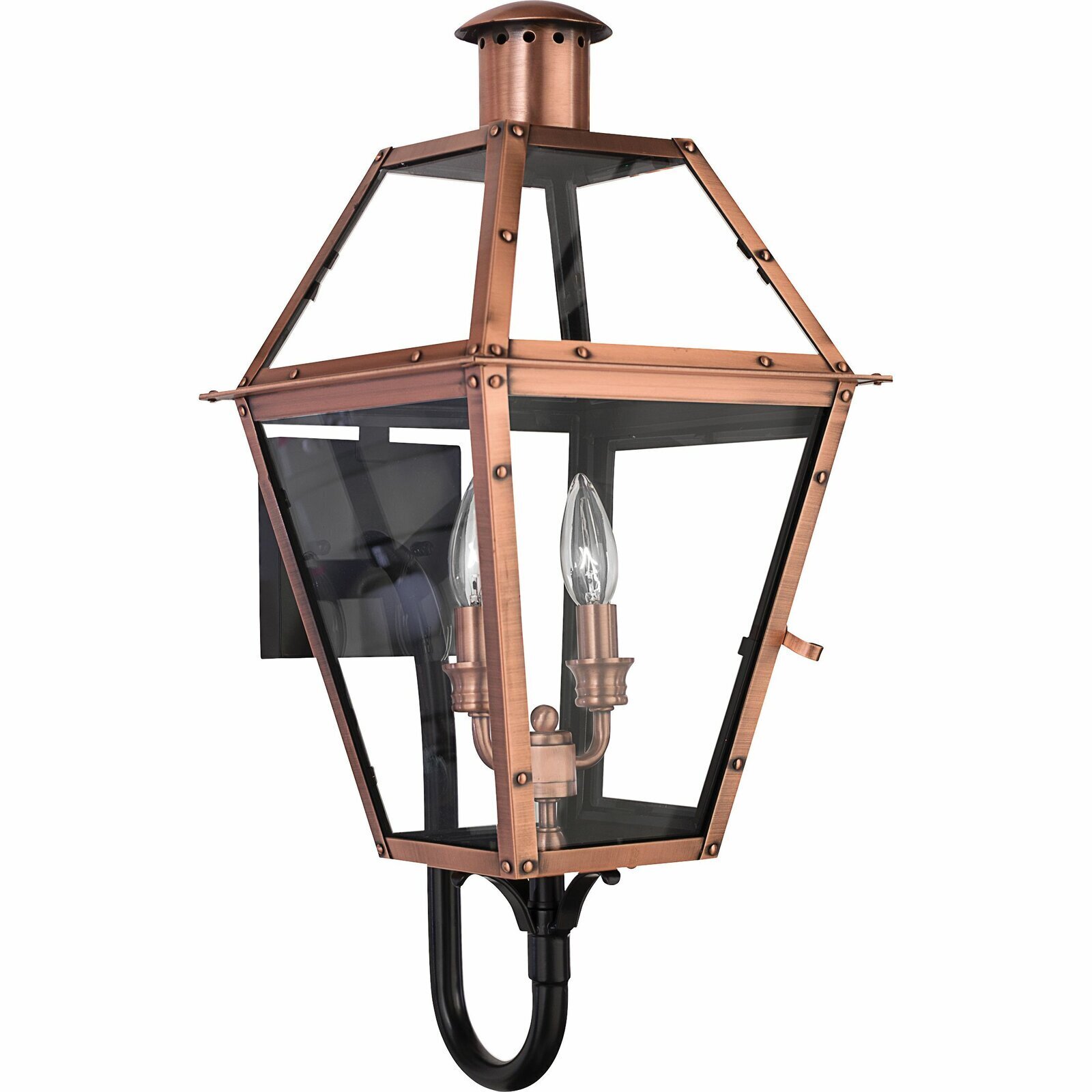 Copper Large Exterior Lantern Light