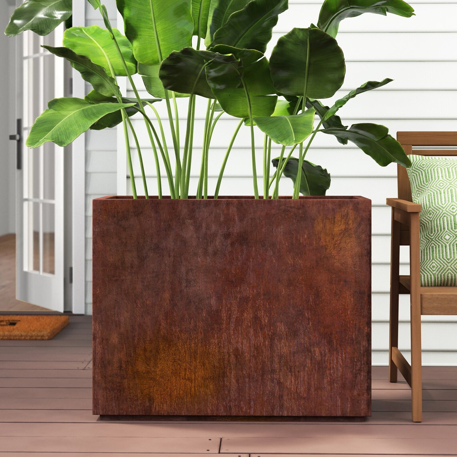 Copper Steel Planter Box