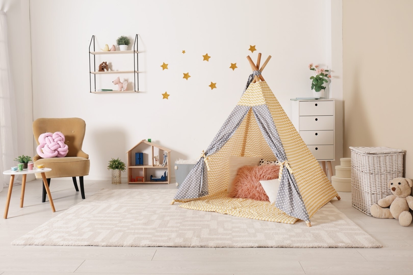Cozy interior of a children's room
