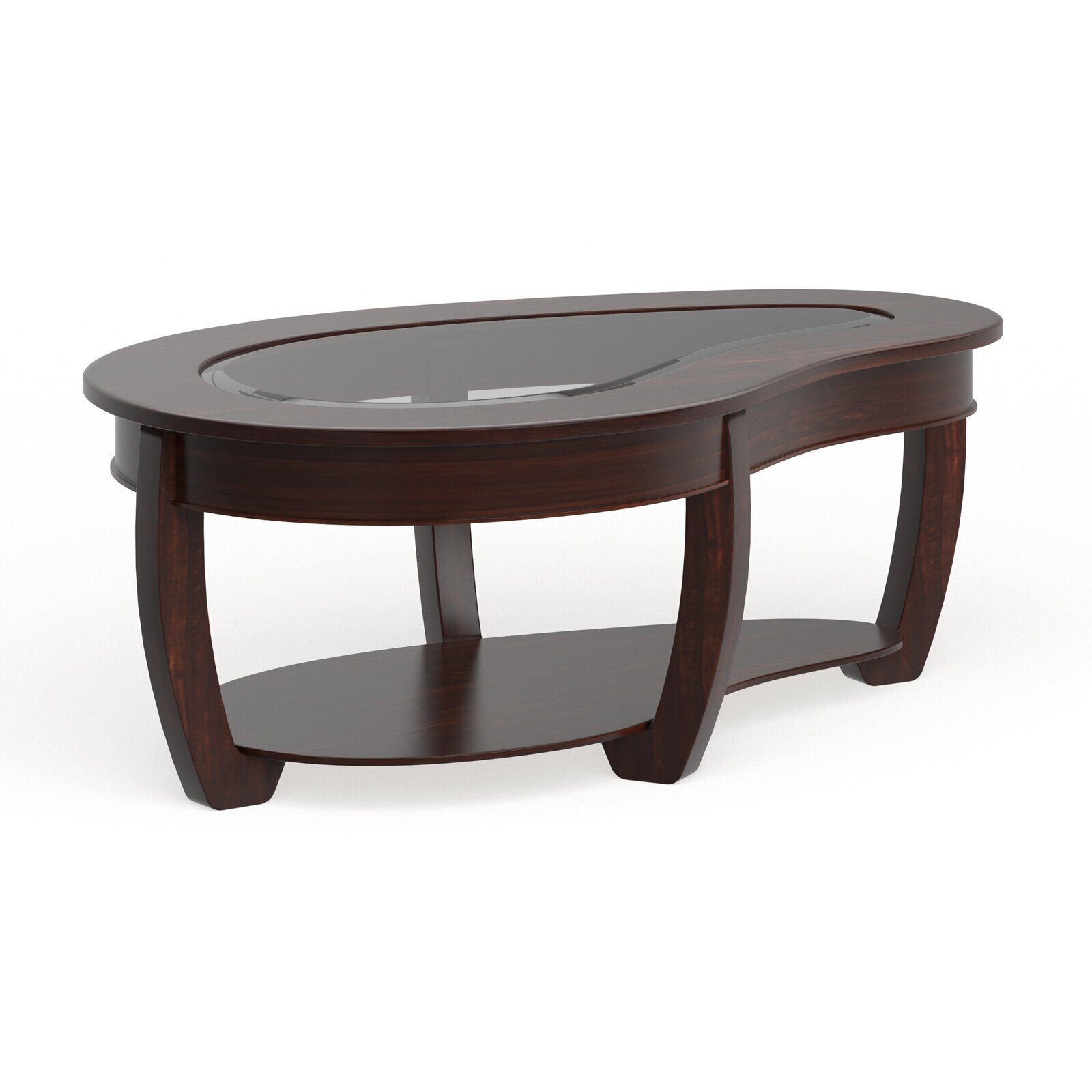Curved Freeform Coffee Table
