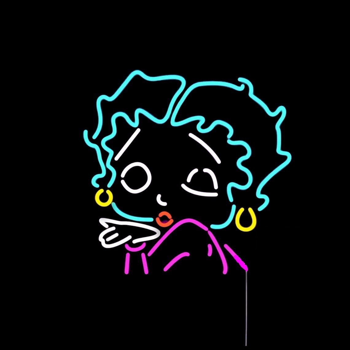 Custom Betty Boop neon lamp