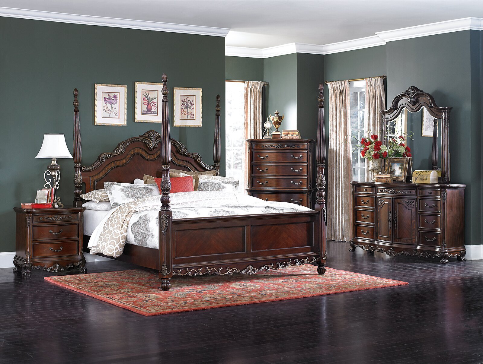 Four Post King Size Bedroom Sets