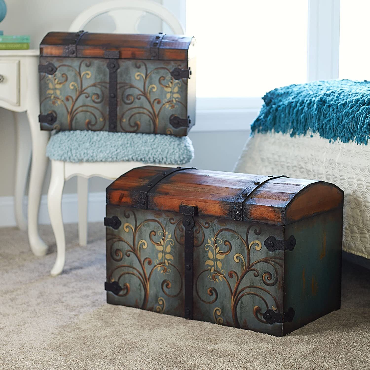 Decorative Antique Chest 