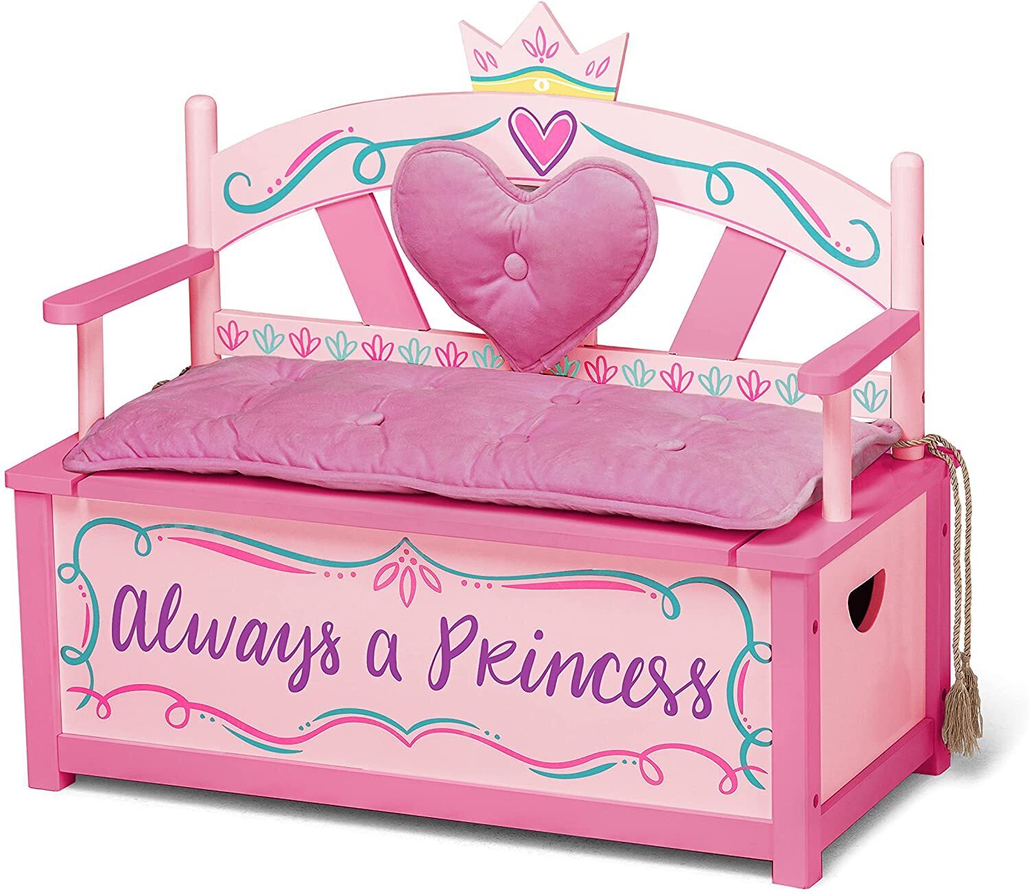 Decorative child wooden bench