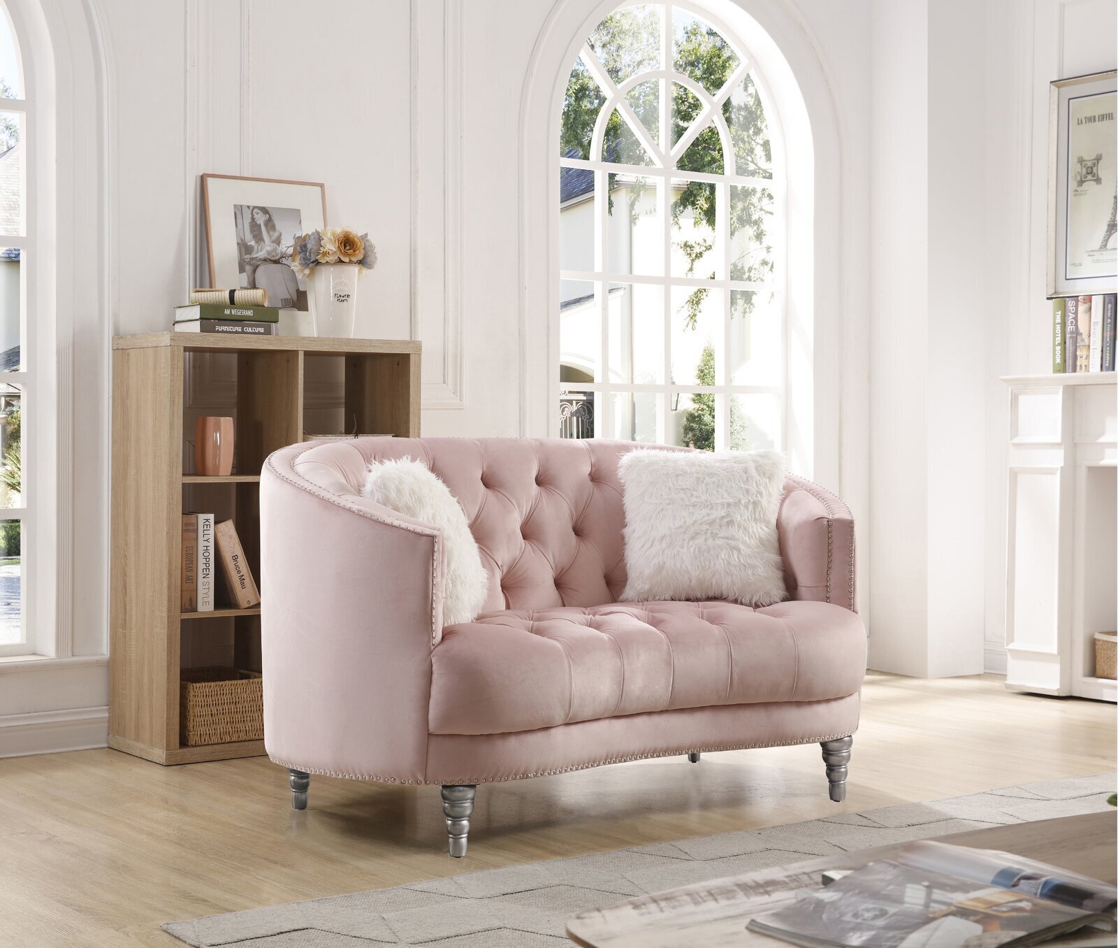Deep Tufted Round Couch 