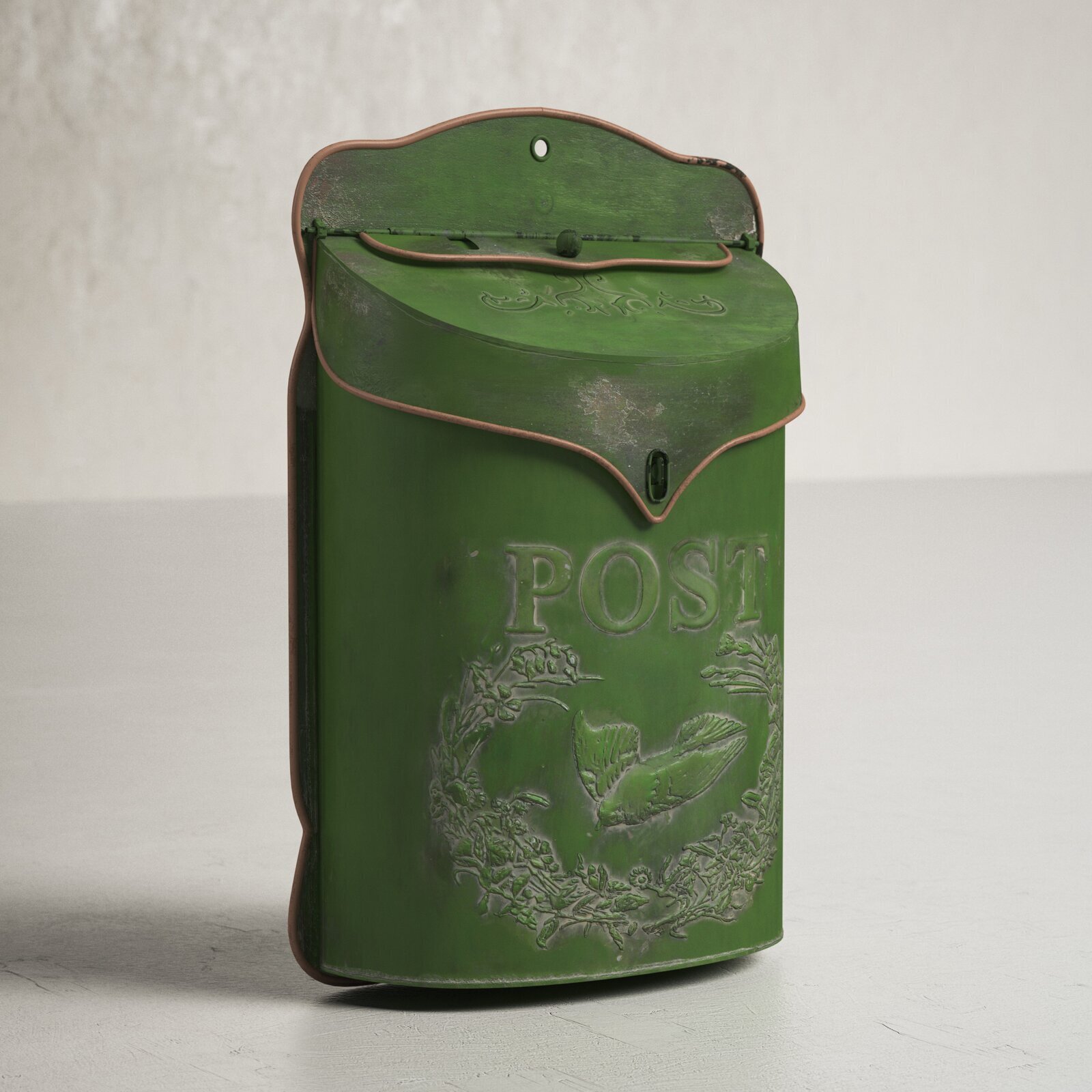 Distressed Vintage Wall Mount Mailbox