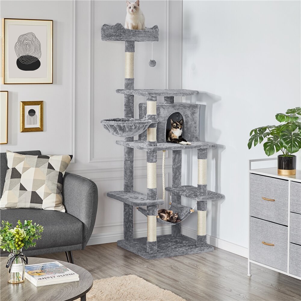 Eco Friendly Cat Tower For Multiple Cats