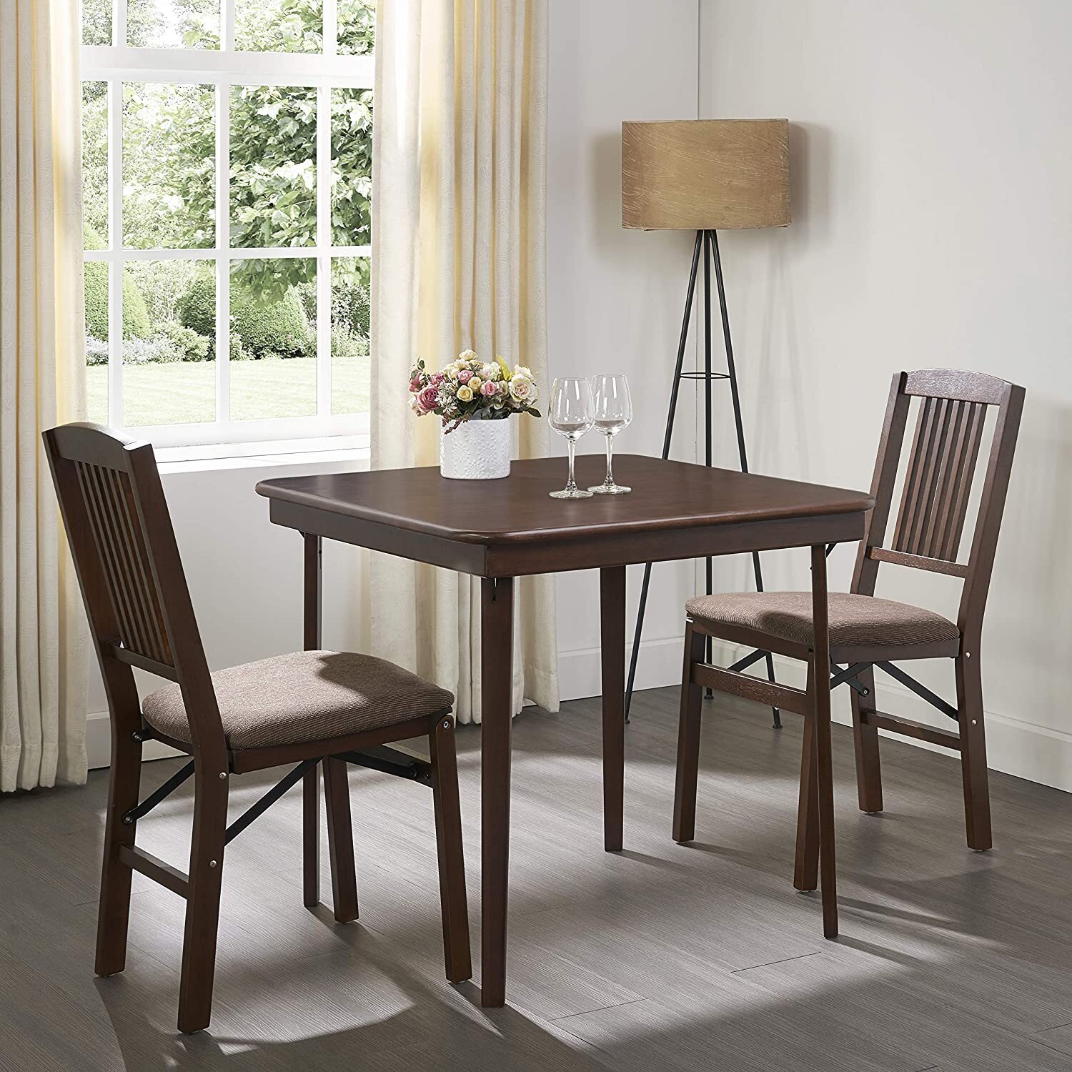 Espresso Folding Table