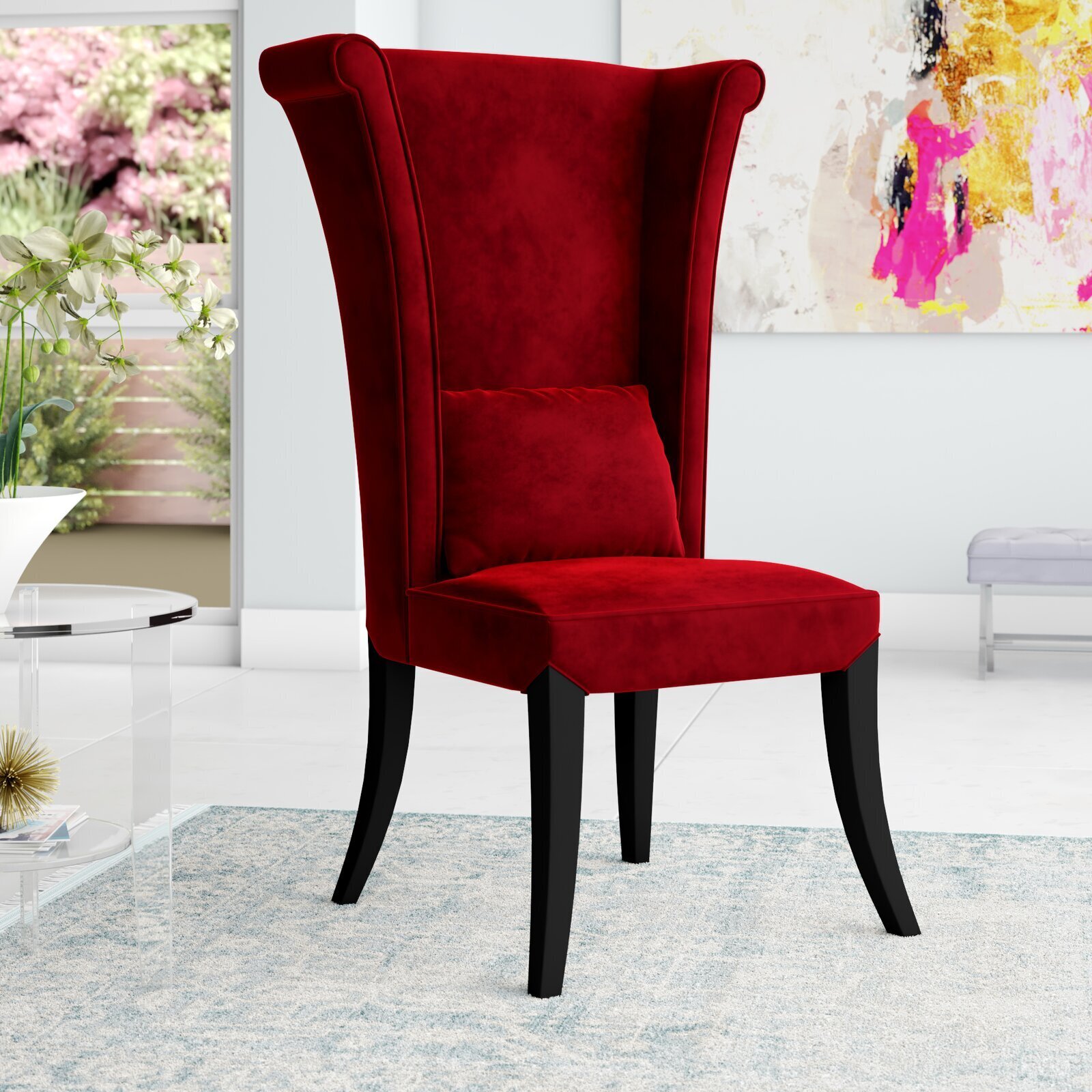 Fancy Wingback Dining Seat