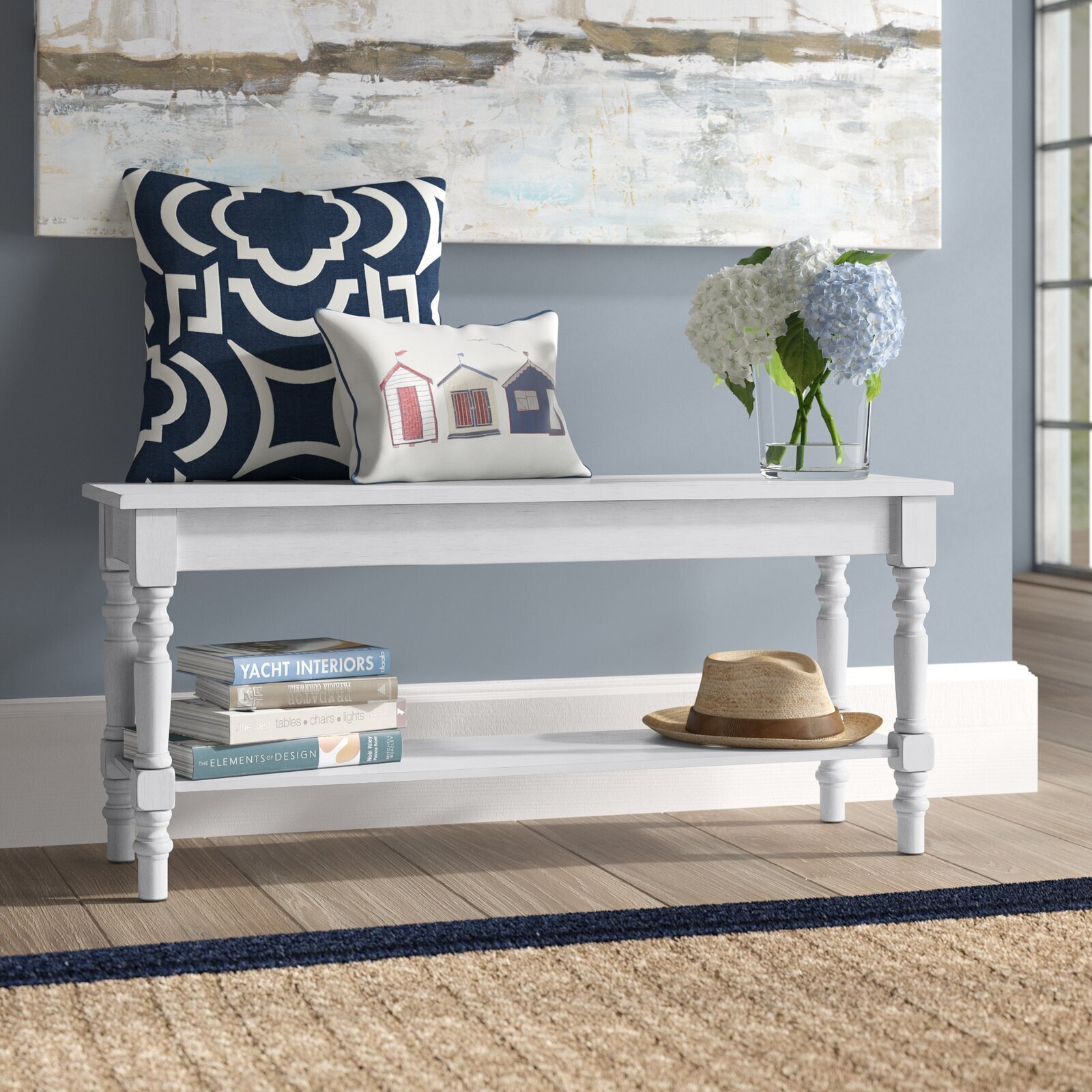 Farmhouse Entryway Seat