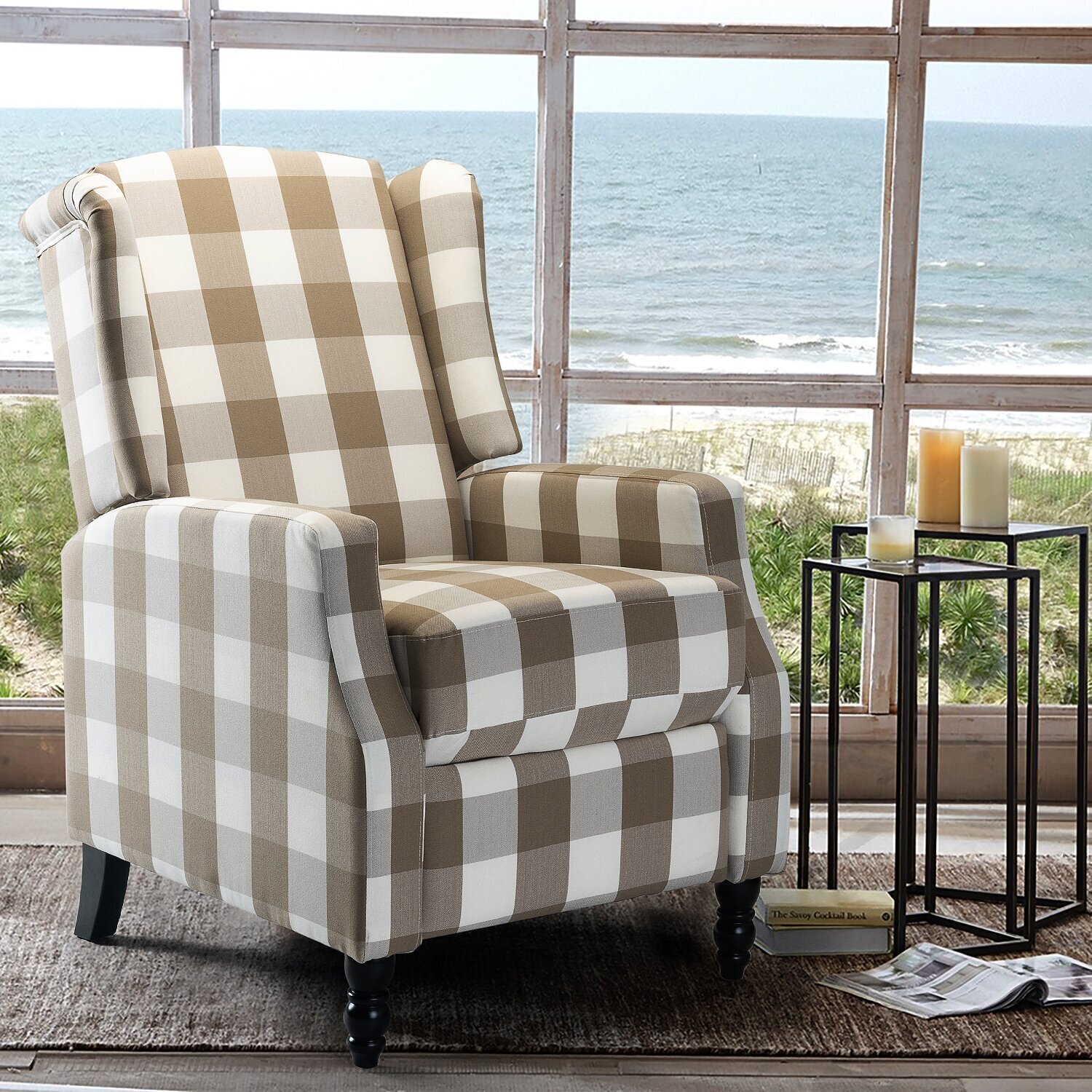 Farmhouse Slim Recliner